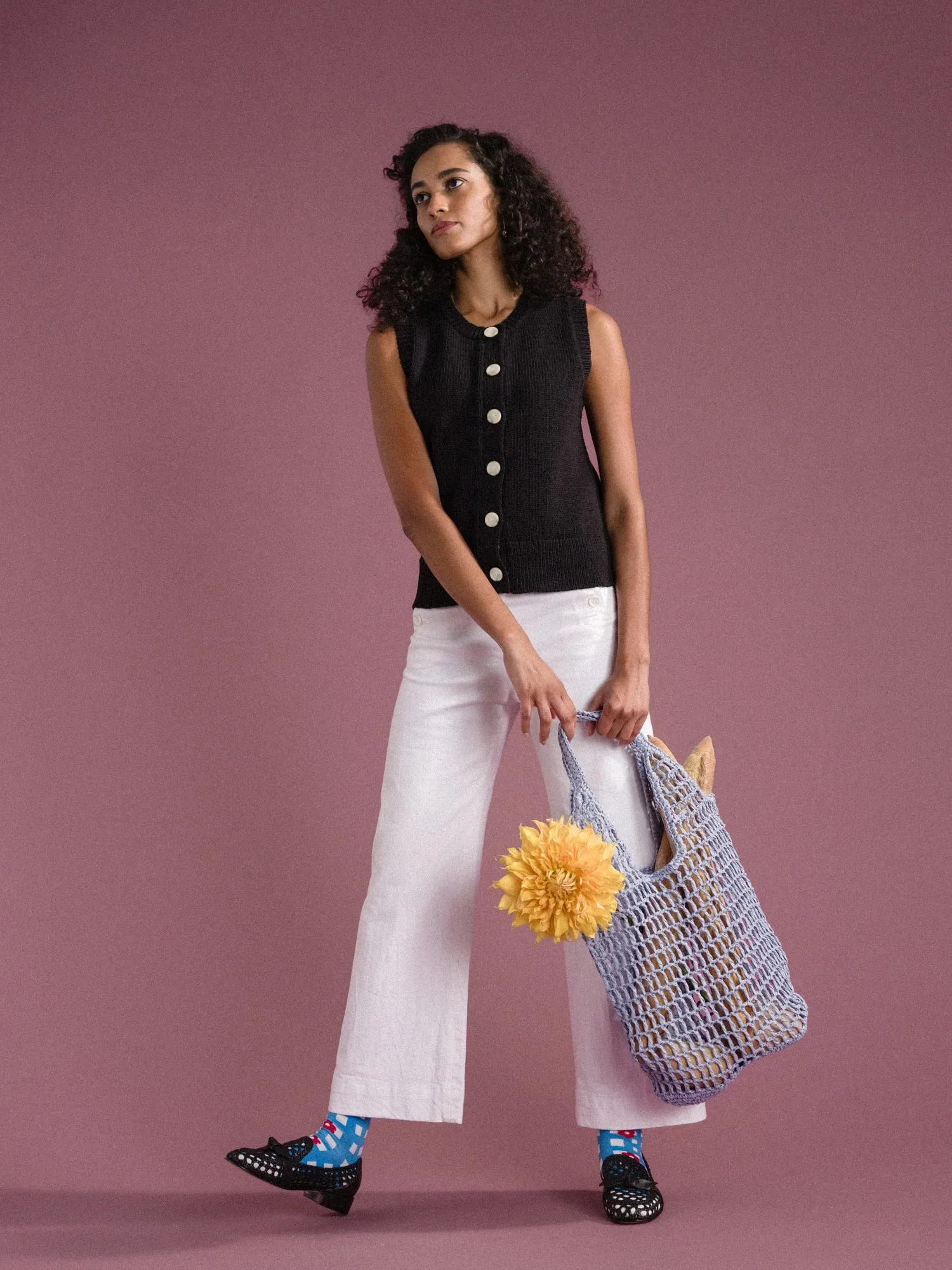 Crochet Bag - Fog