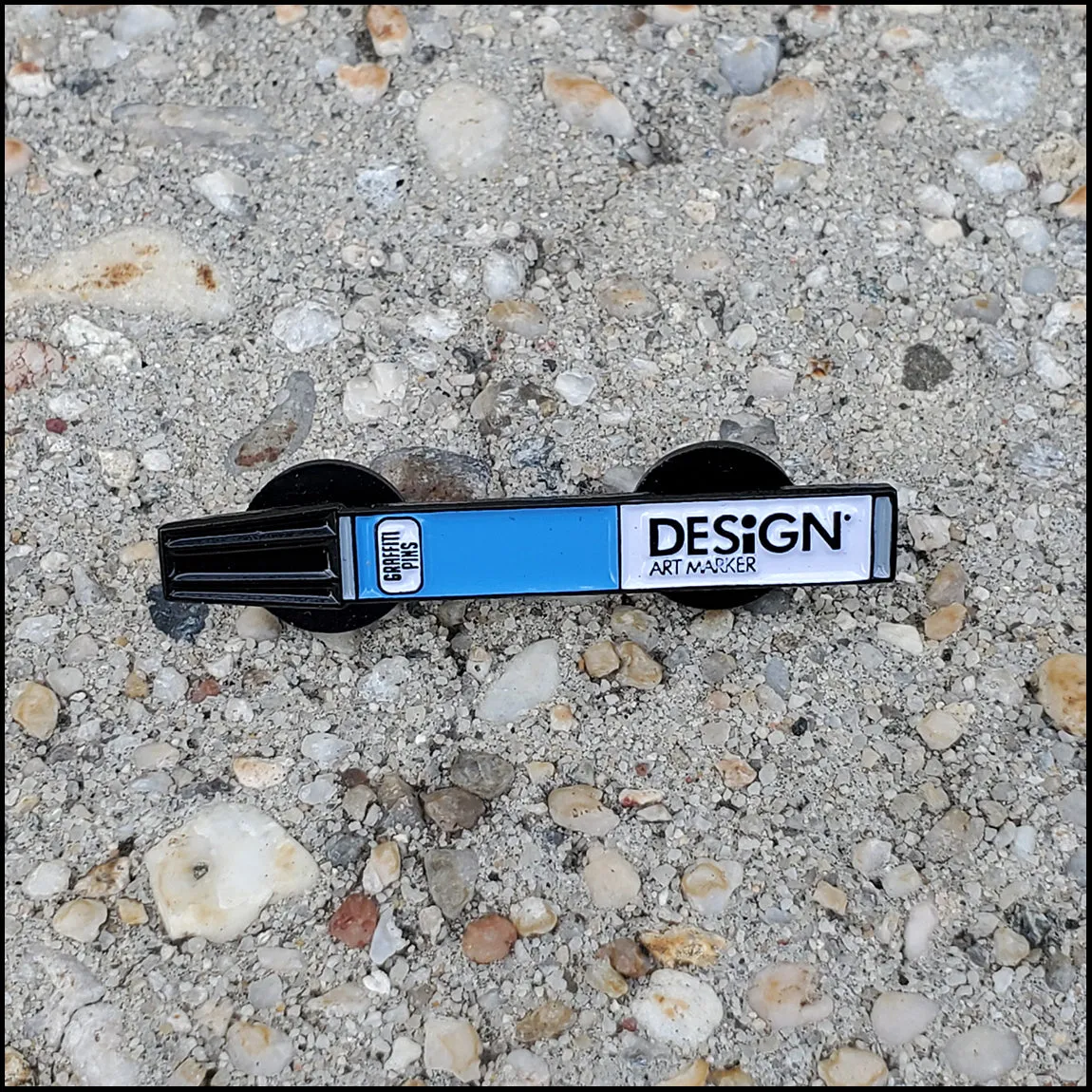 Design Art Marker (Blue Edition) - Enamel Pin