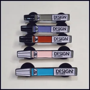 Design Art Markers v2.0 (Complete Set) - Enamel Pin