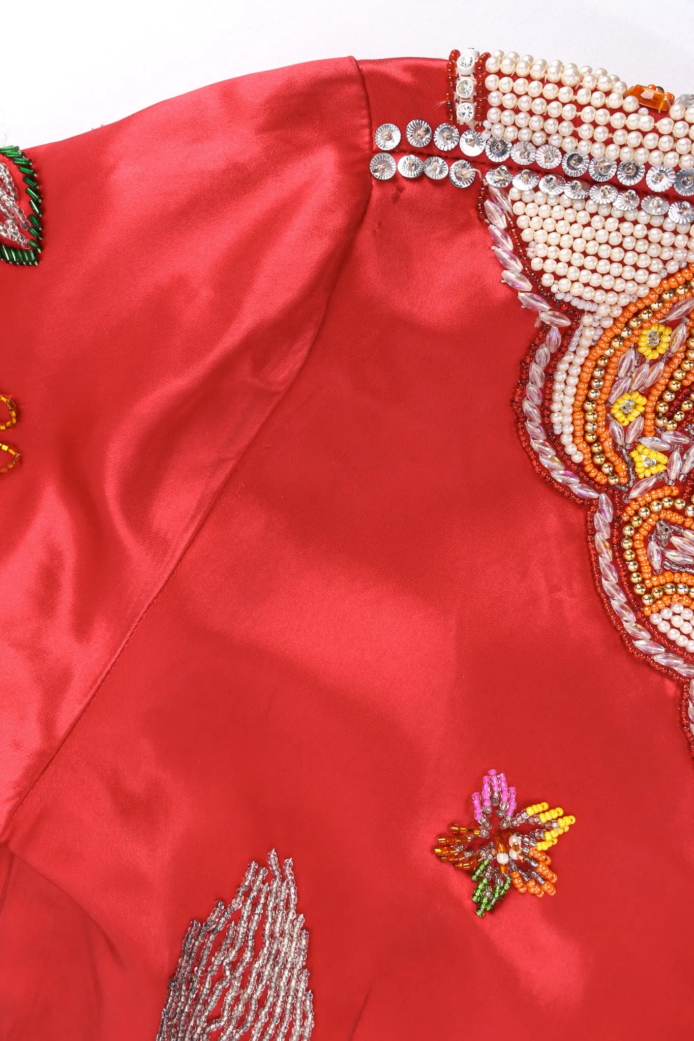 Dragon Phoenix Rhinestone Beaded Jacket