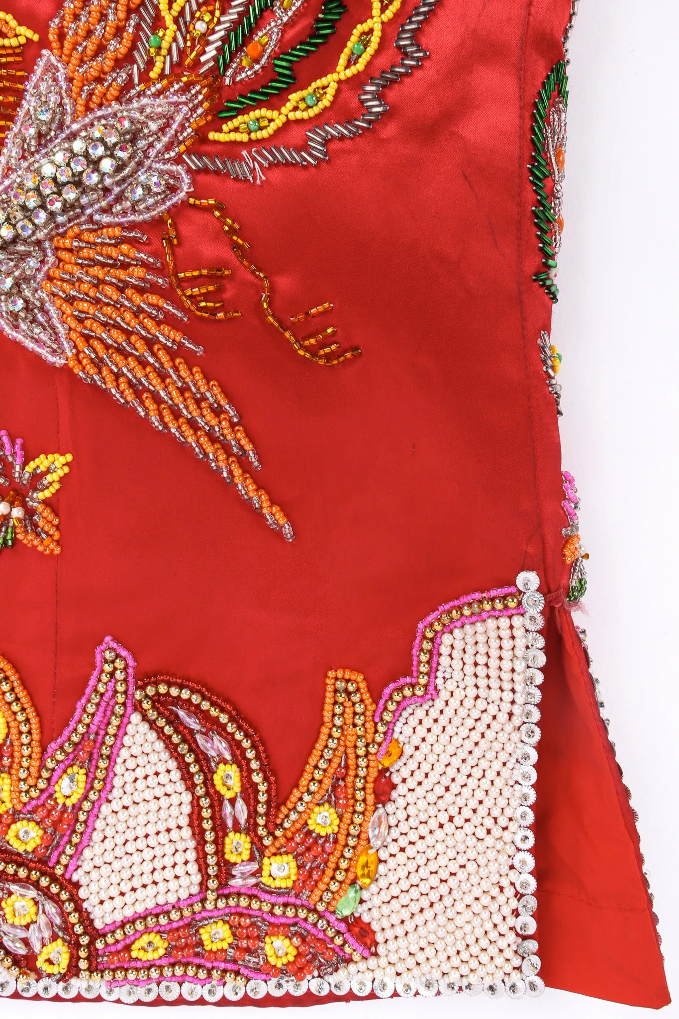 Dragon Phoenix Rhinestone Beaded Jacket