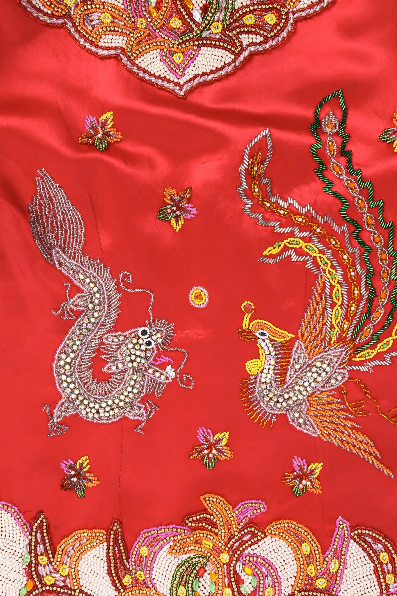 Dragon Phoenix Rhinestone Beaded Jacket