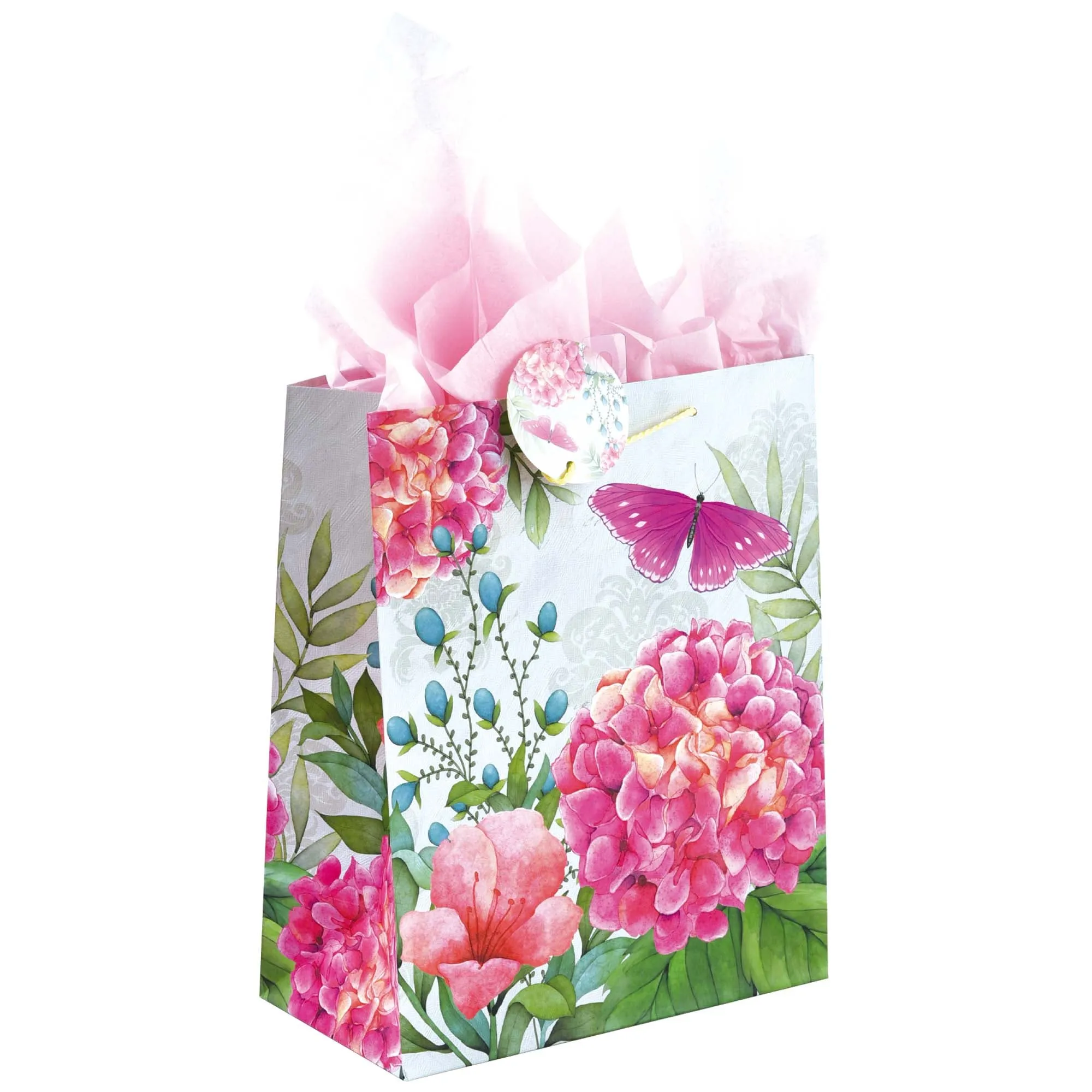 Extra Large Butterfly Garden Party Printed Bag, 4 Designs
