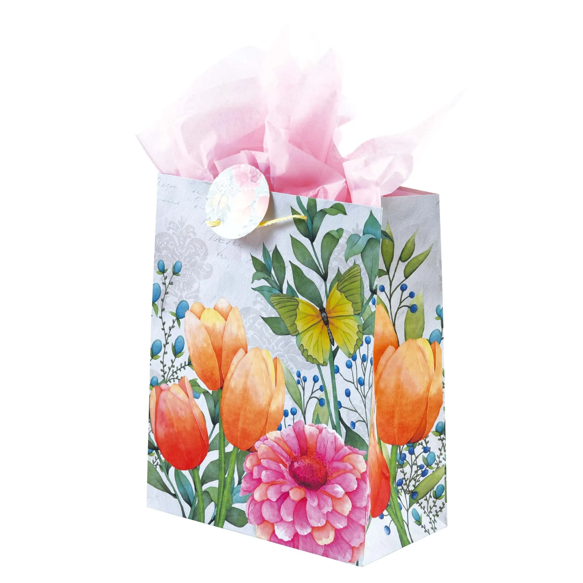 Extra Large Butterfly Garden Party Printed Bag, 4 Designs