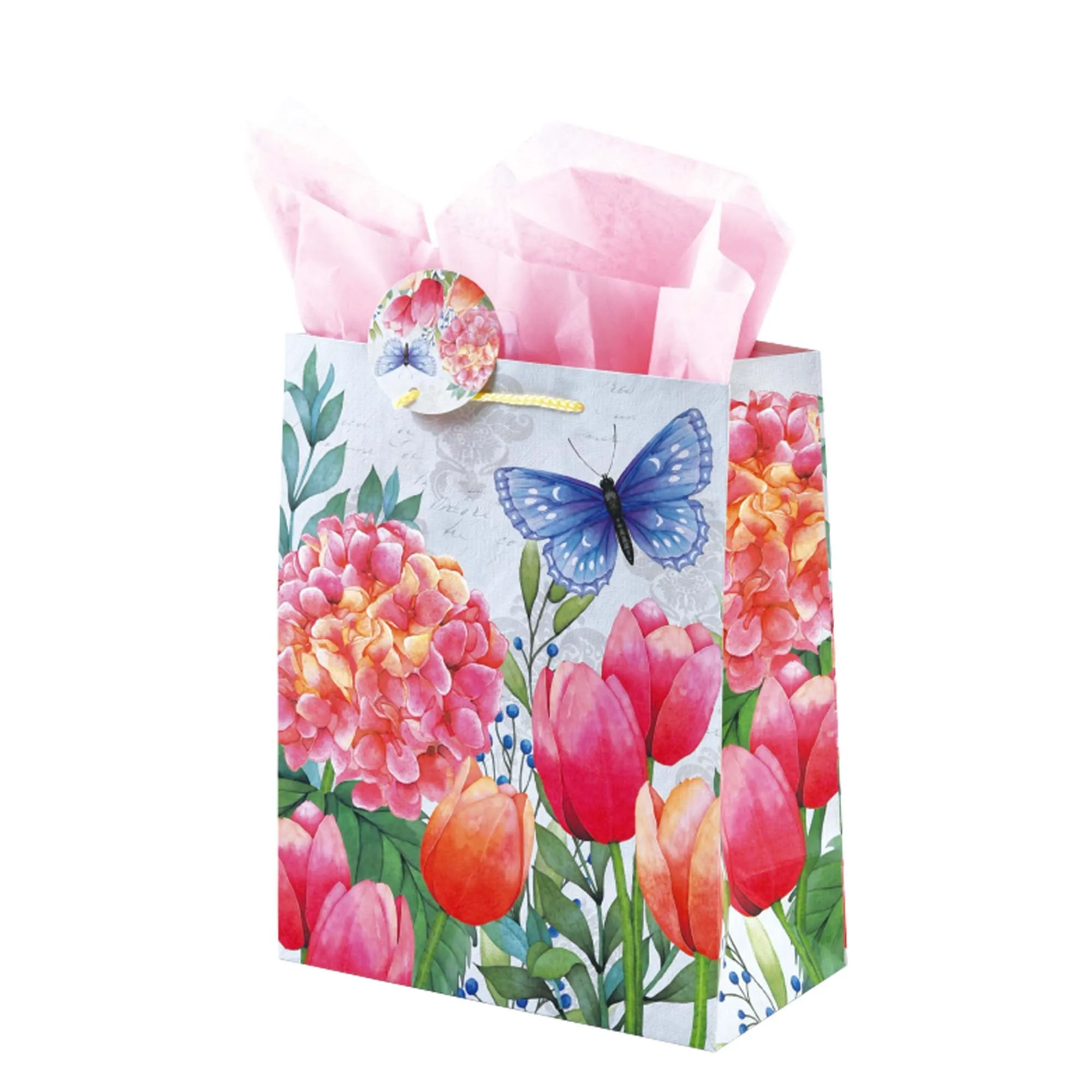 Extra Large Butterfly Garden Party Printed Bag, 4 Designs