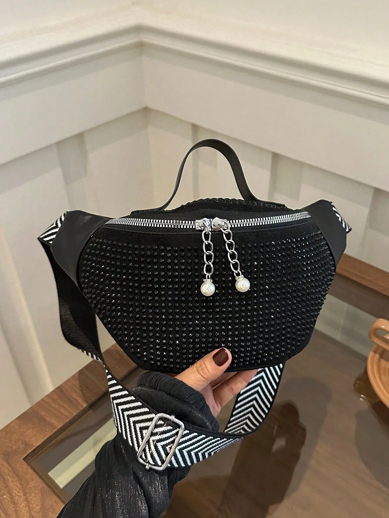 Fashion Nylon Crossbody Bag, Solid Color Shoulder Bag, Women's Casual Sling Purse For Outdoor Sports