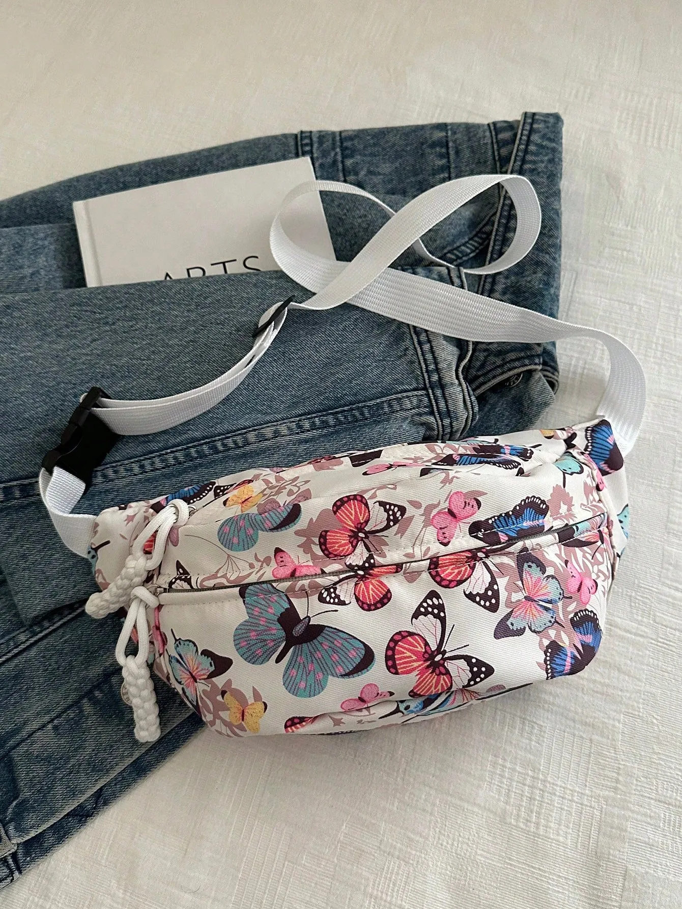 Fashion Nylon Crossbody Bag, Solid Color Shoulder Bag, Women's Casual Sling Purse For Outdoor Sports