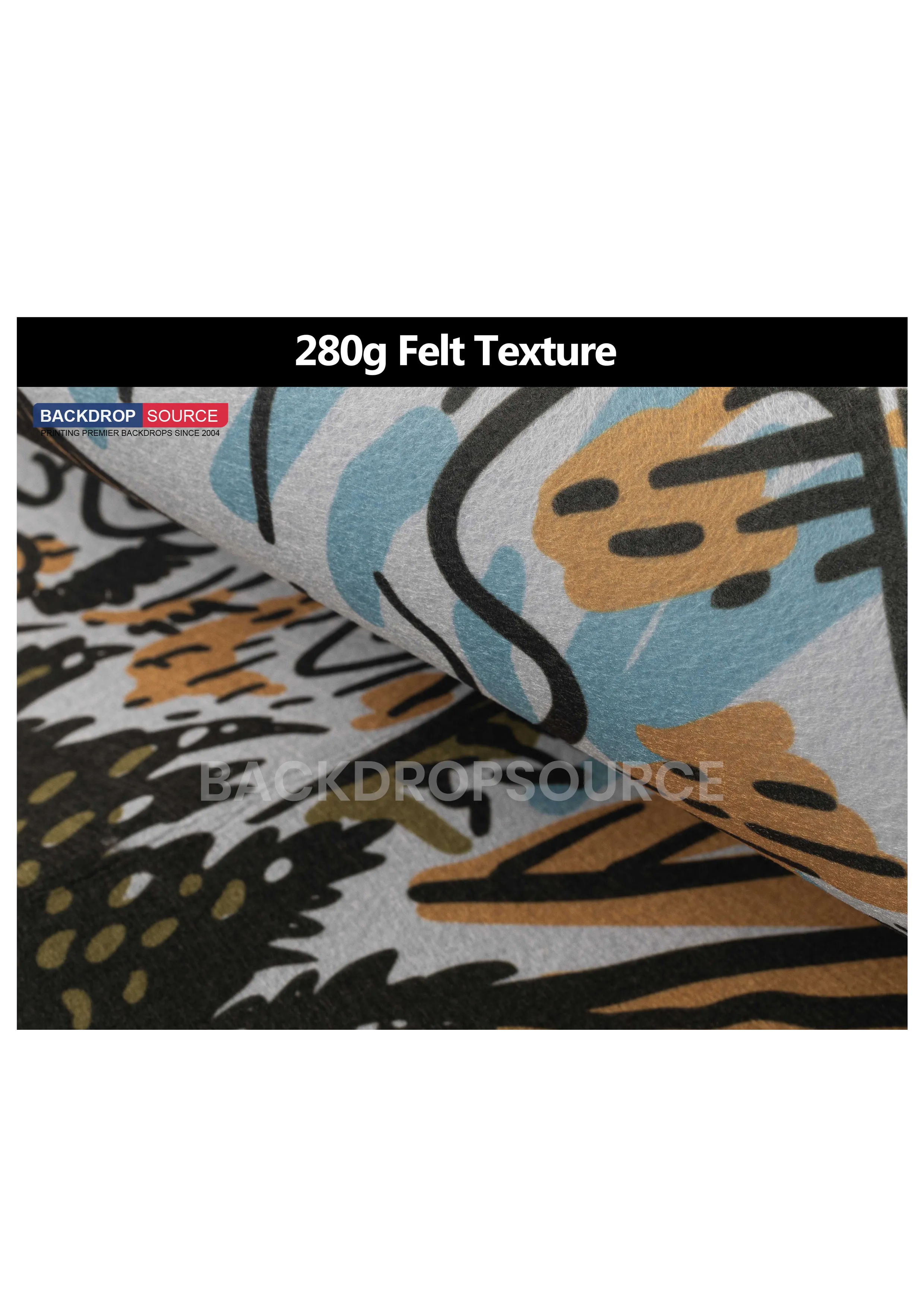 Felt Polyester Fabric Printing -280G