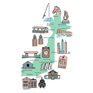 Fulton County Map