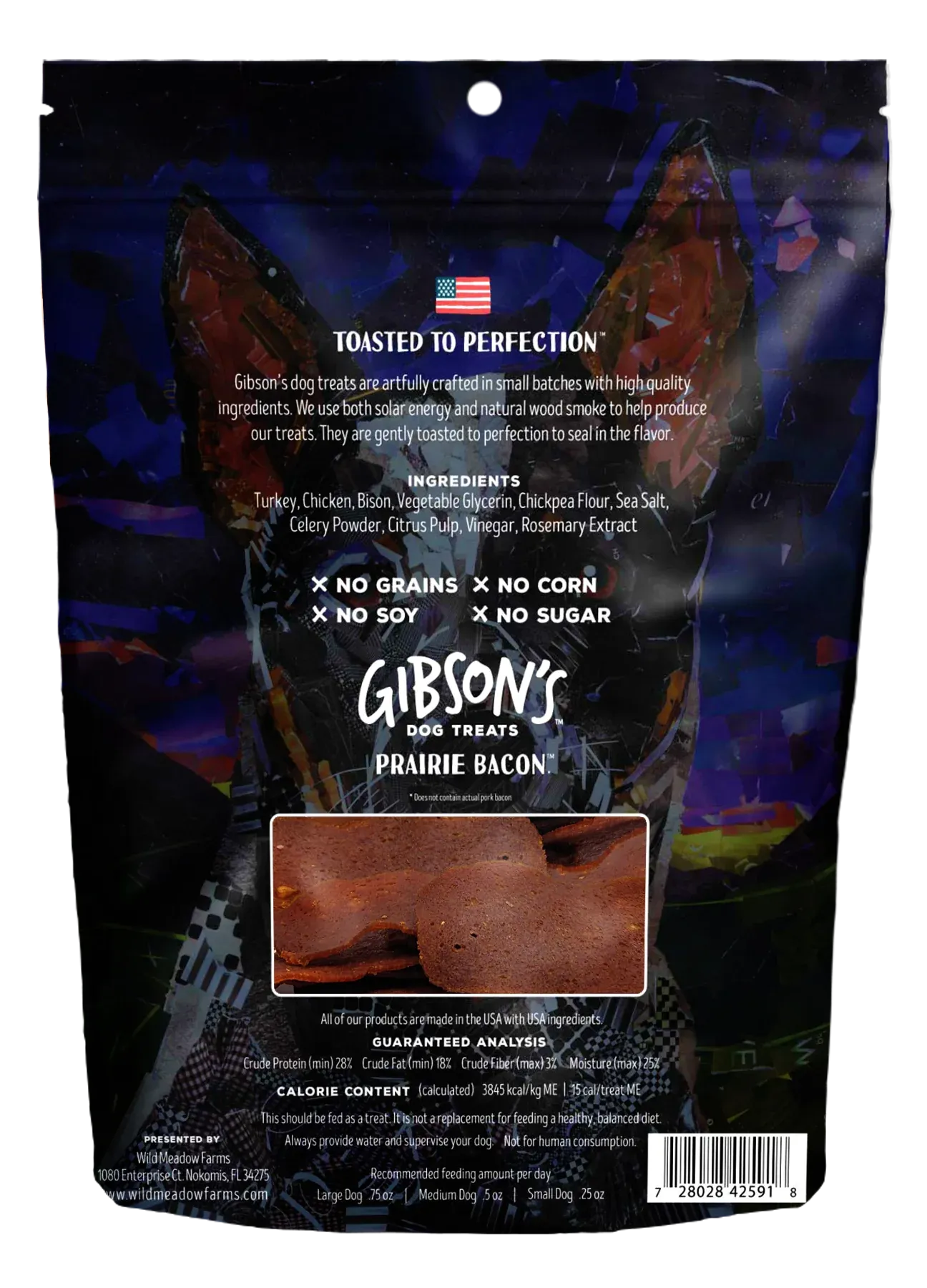 Gibson's Dog Treats - Prairie Bacon with Bison