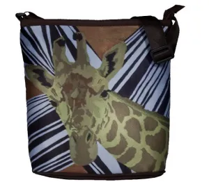 Giraffe Kitten Cross Body Bag - African Spalsh