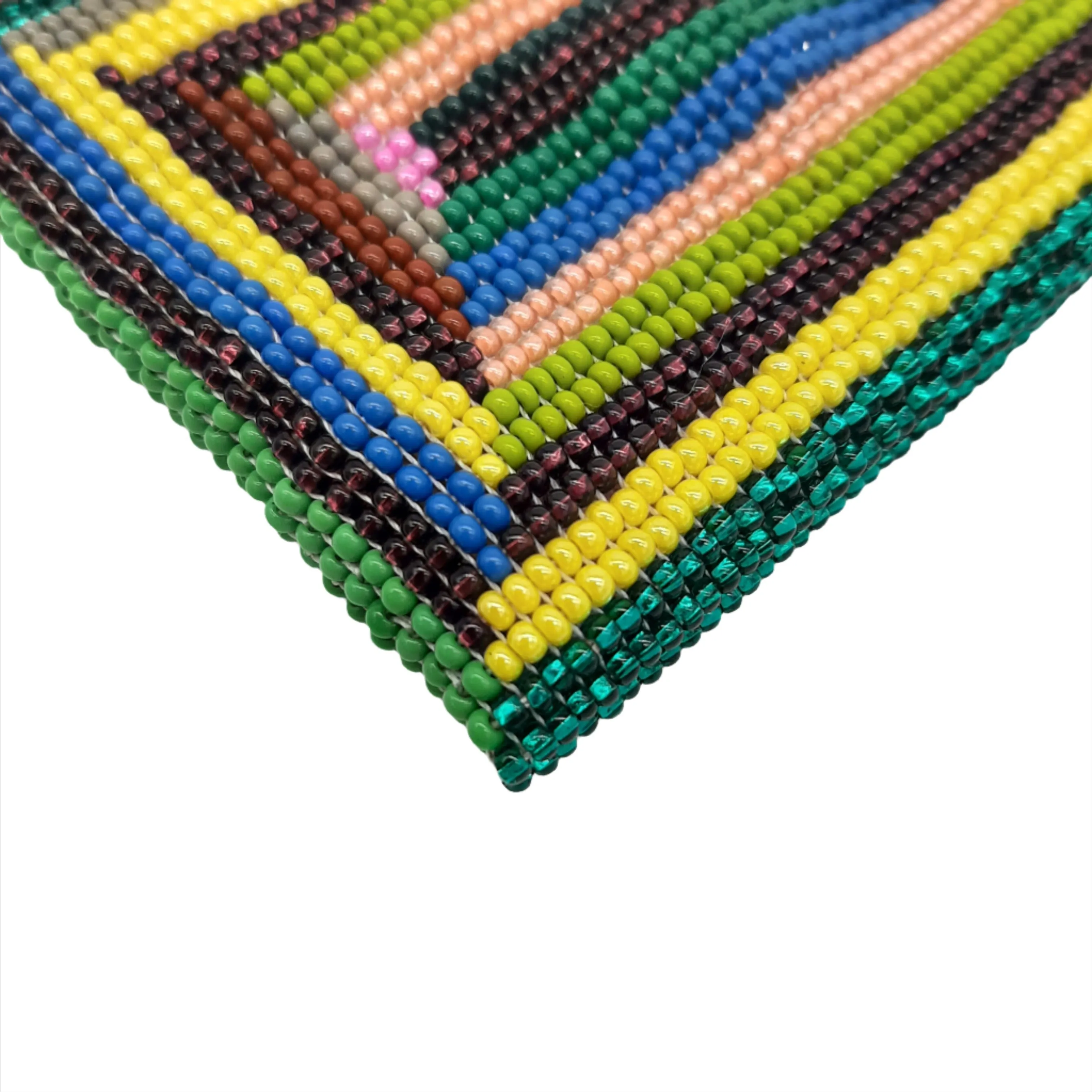 Glass Bead Eyeglass Case - RECTANGLE MULTICOLOR