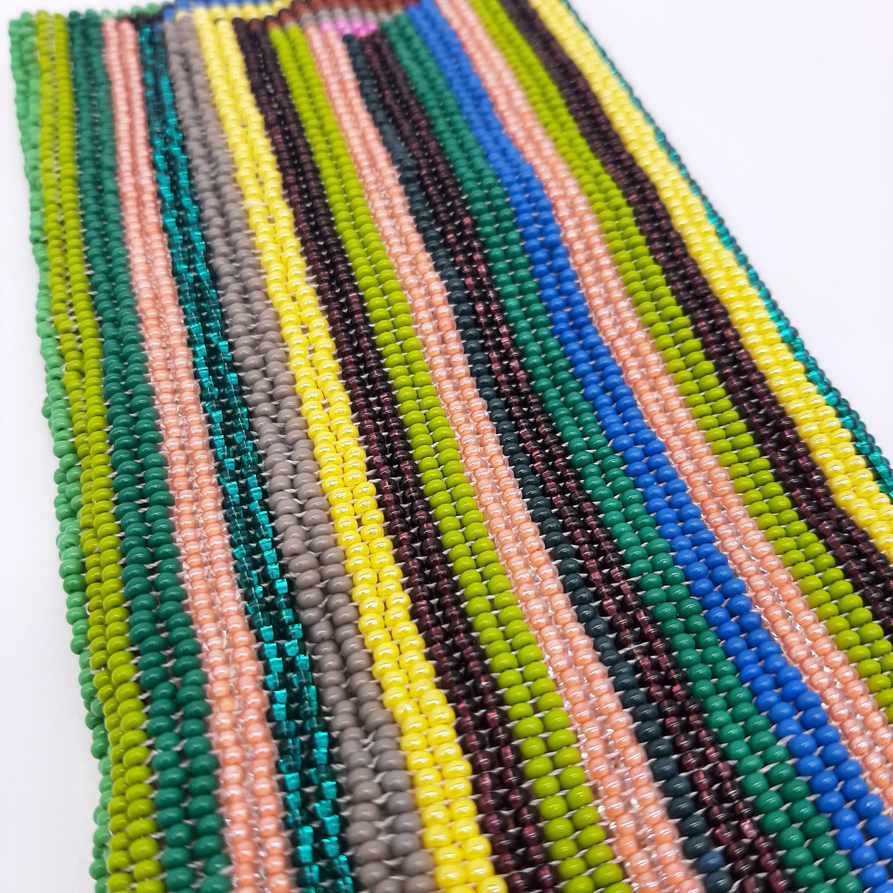 Glass Bead Eyeglass Case - RECTANGLE MULTICOLOR