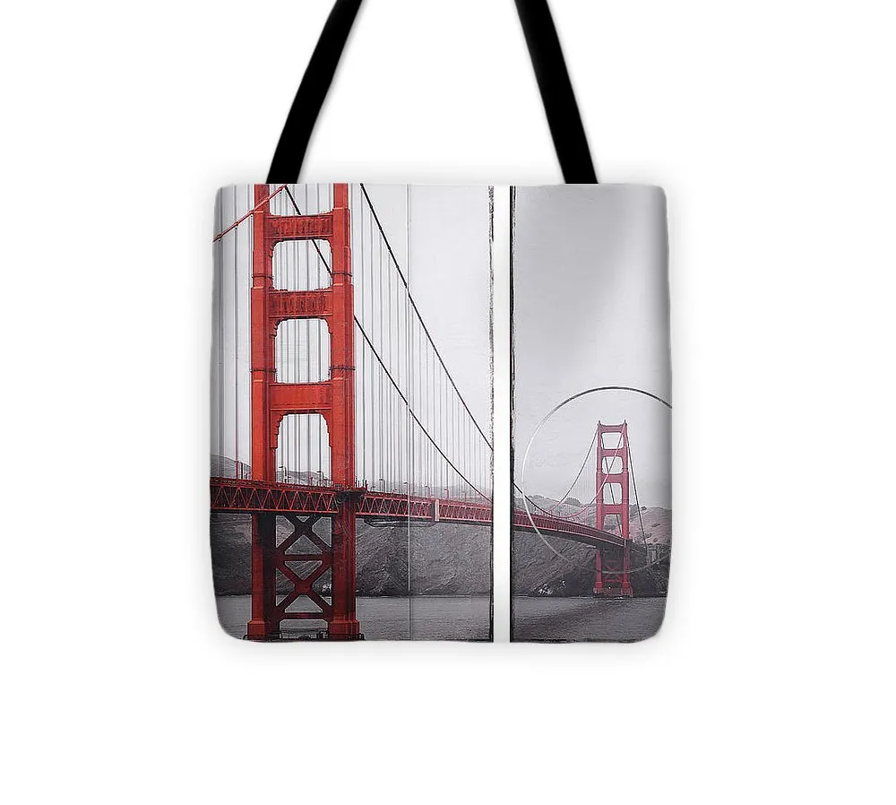 Golden Gate Red - Tote Bag