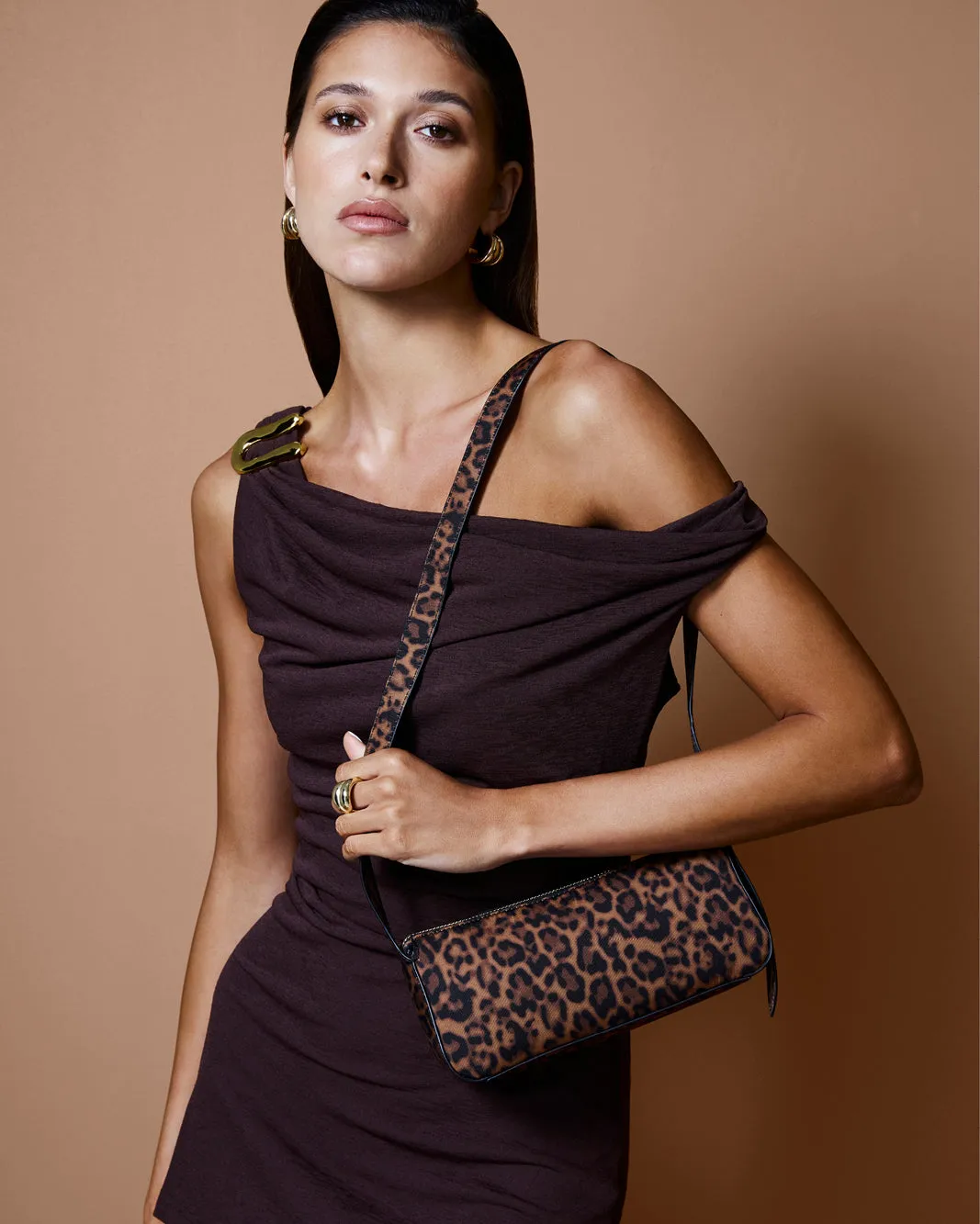 HAILEY SHOULDER BAG - LEOPARD