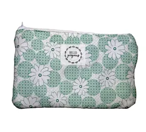 Handmade Zipper Pouch Bag "Hello Gorgeous"