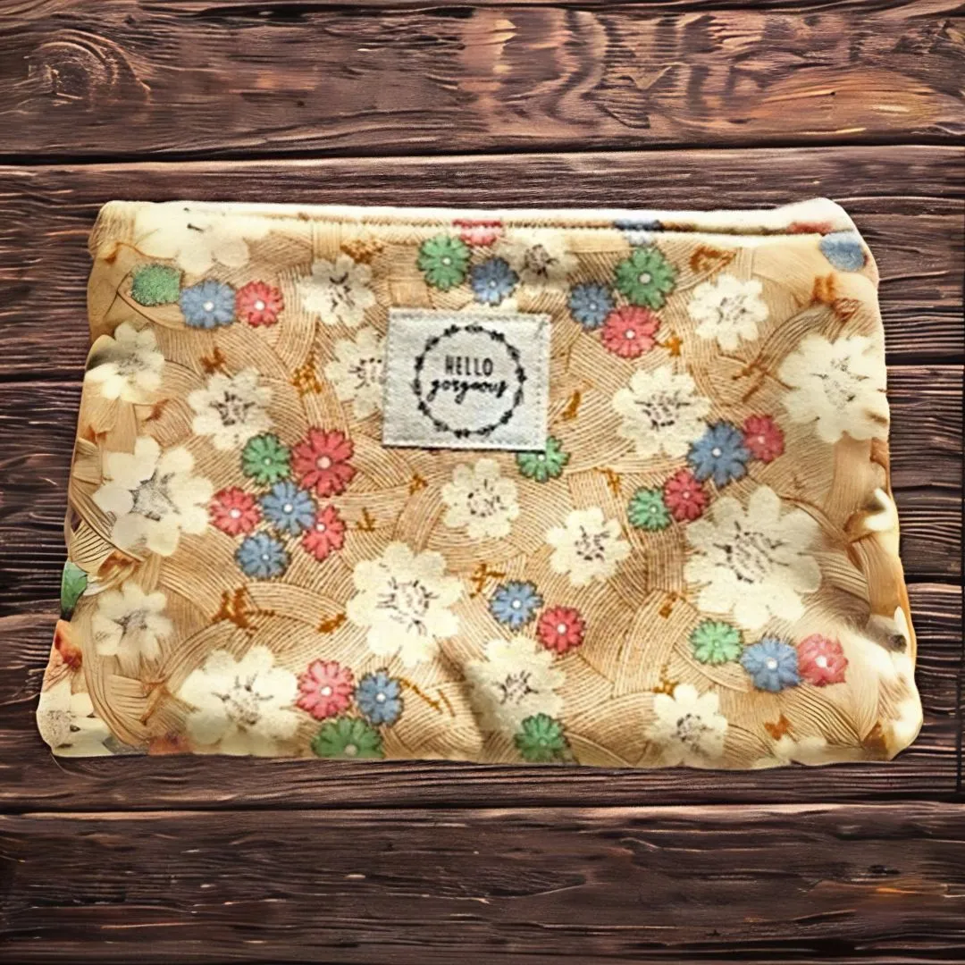 Handmade Zipper Pouch Bag "Hello Gorgeous"