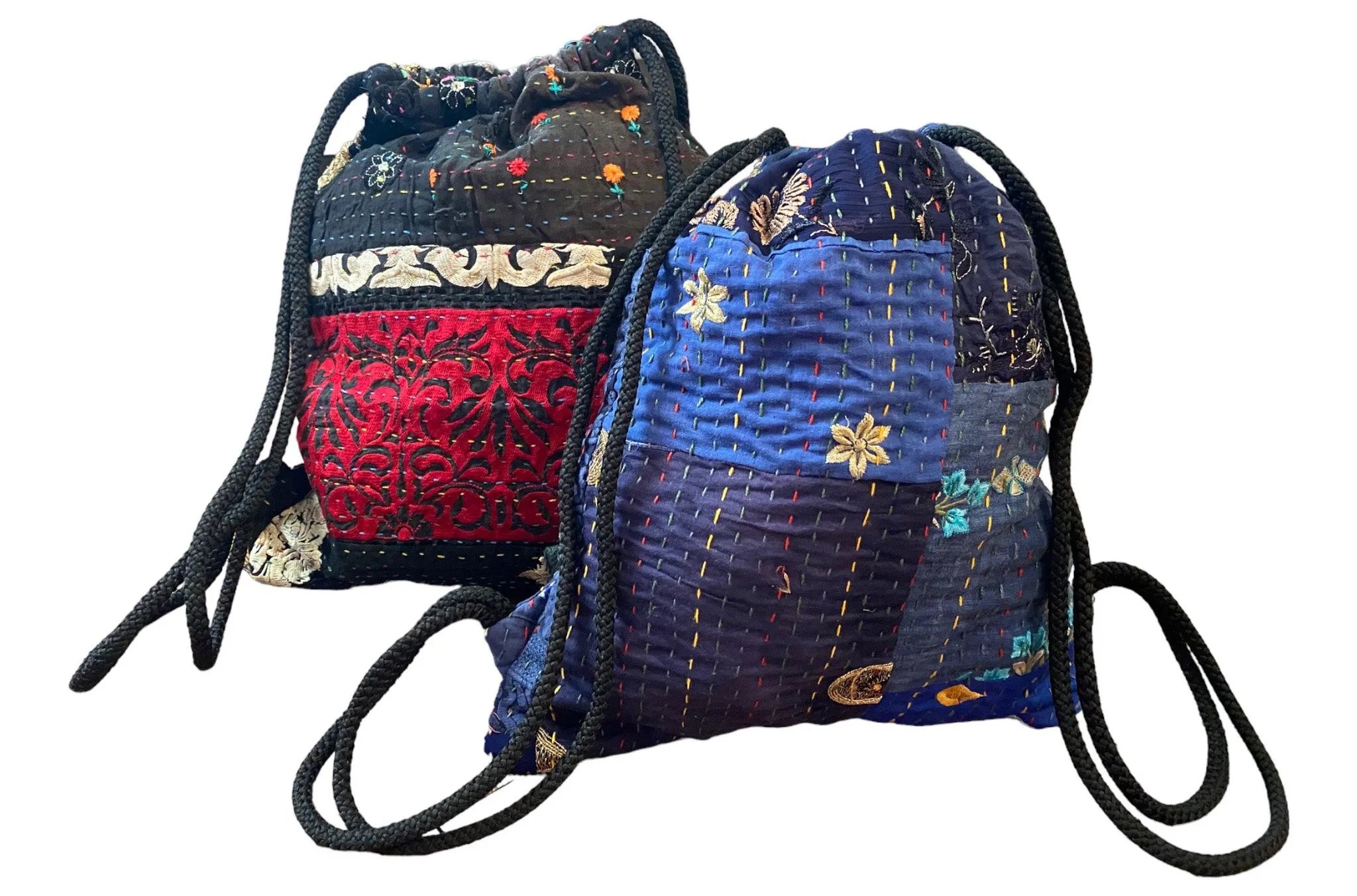 Hands-free #upcycled Drawstring Bag
