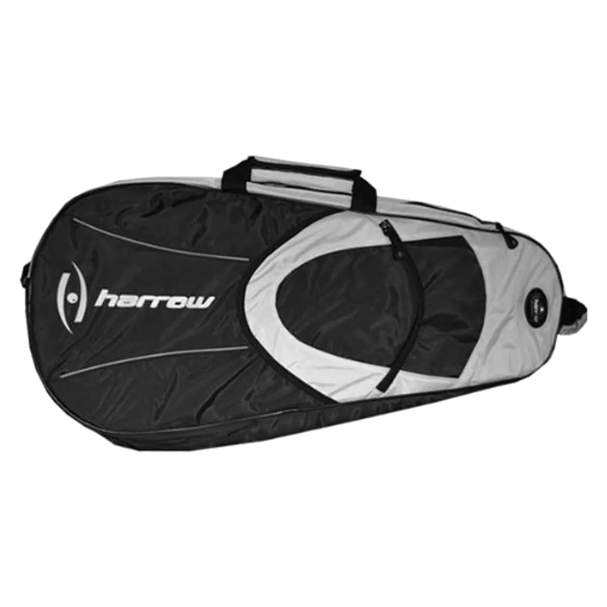 Harrow 6 Pack Racquet Bag (Black/Silver)