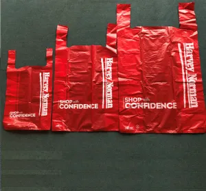 HDPE PRINTED SINGLET BAGS (CUSTOMIZABLE)