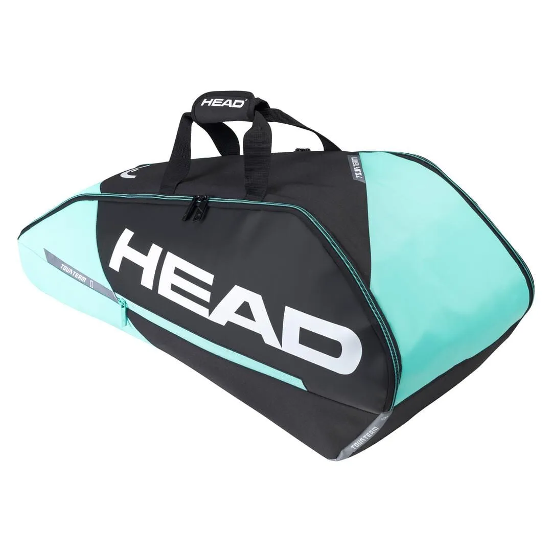 HEAD Tour Team 6R Combi 6 Racket Badminton Bag - Black / Mint