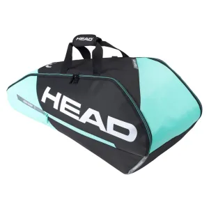 HEAD Tour Team 6R Combi 6 Racket Badminton Bag - Black / Mint
