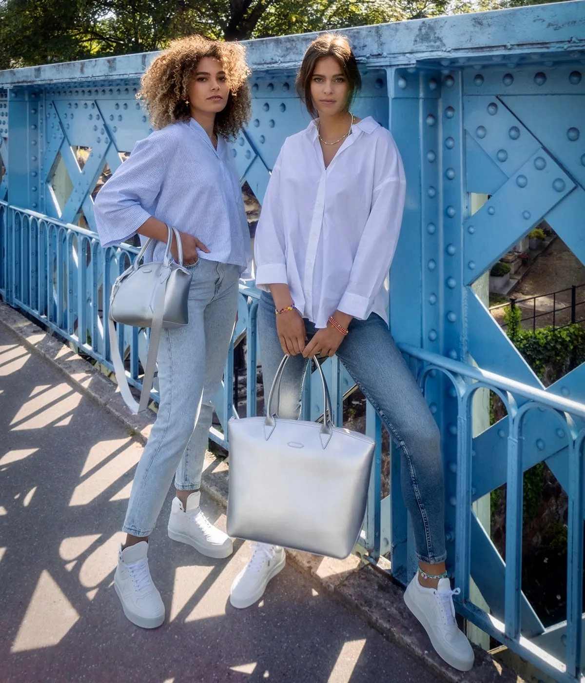 Jolly Apple Skin Vegan Leather Tote | Pearl Grey