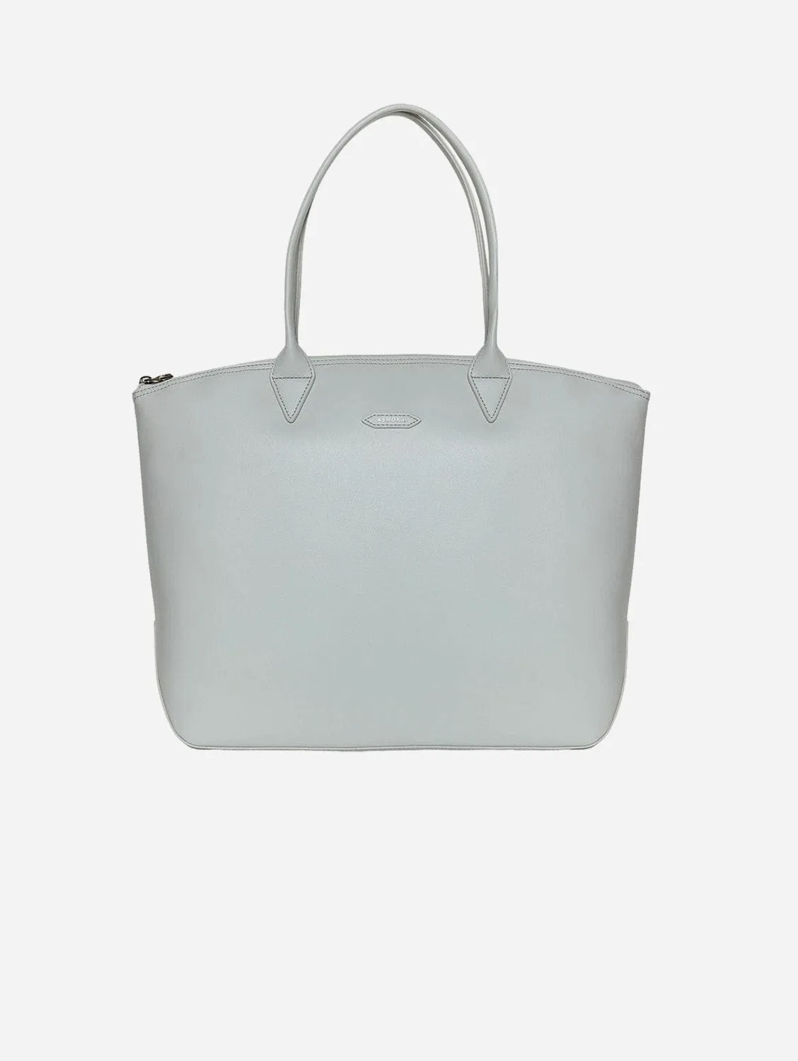 Jolly Apple Skin Vegan Leather Tote | Pearl Grey