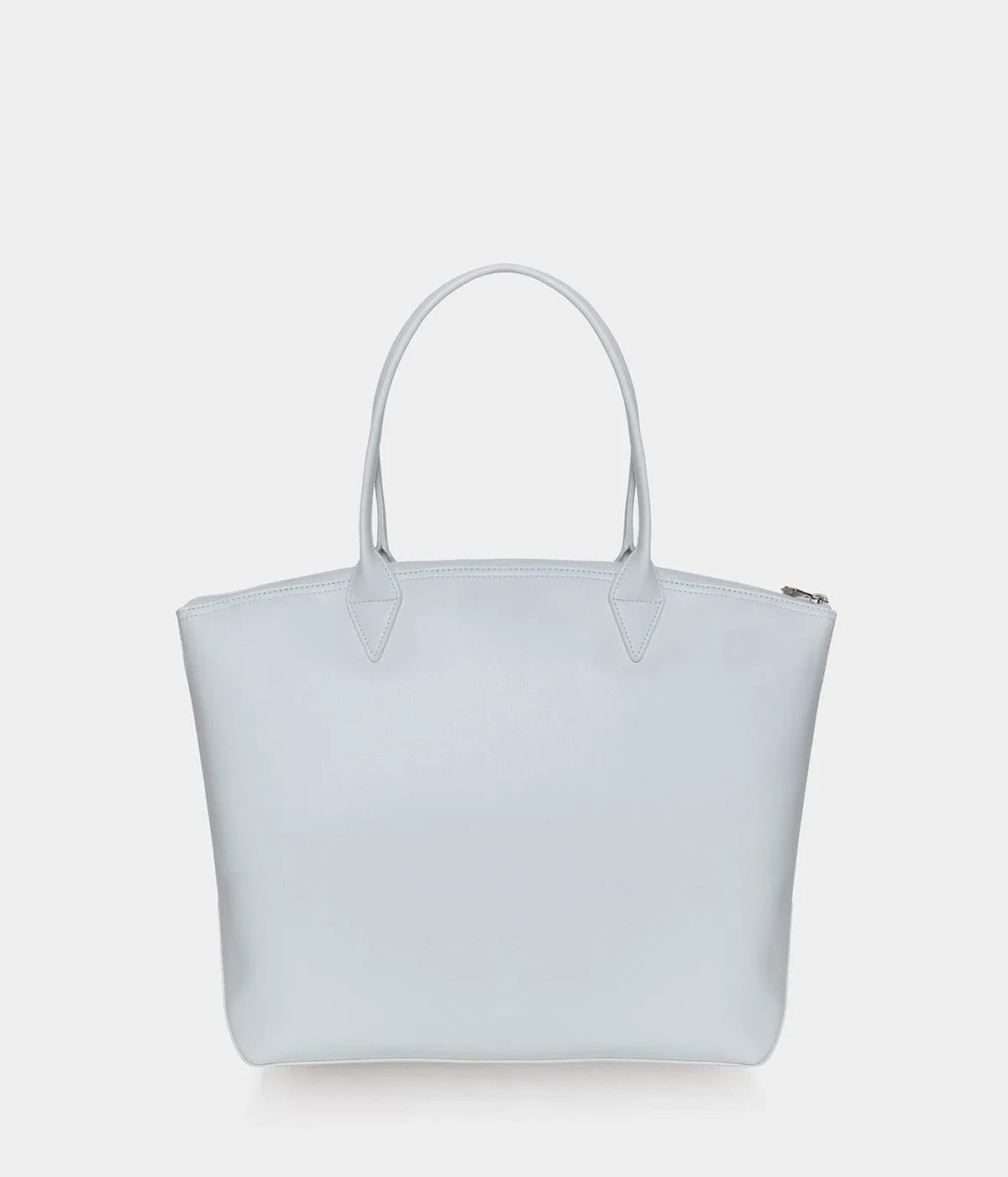 Jolly Apple Skin Vegan Leather Tote | White