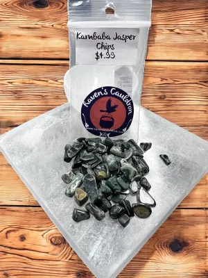 Kambaba Jasper Gemstone Chips