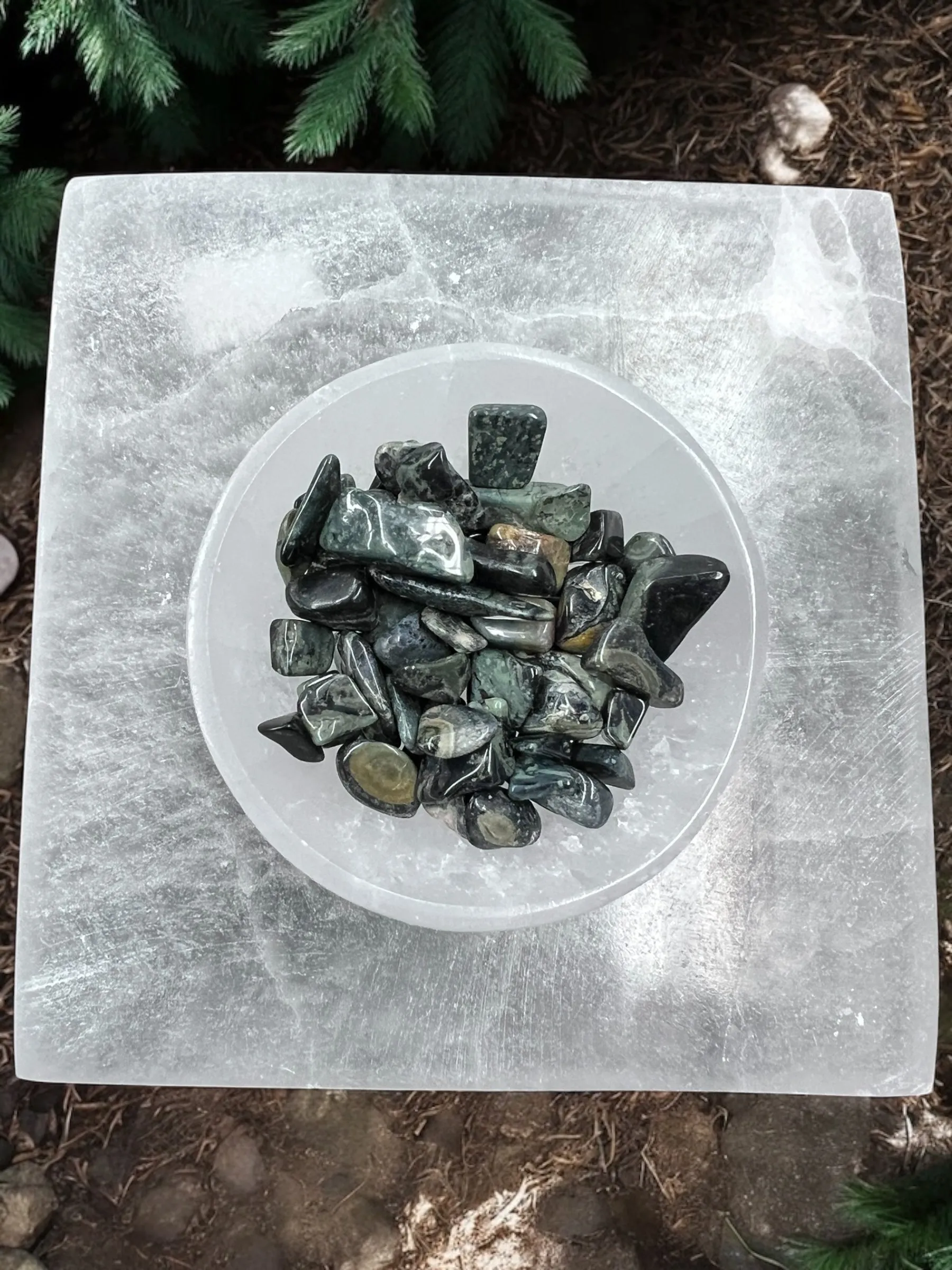 Kambaba Jasper Gemstone Chips