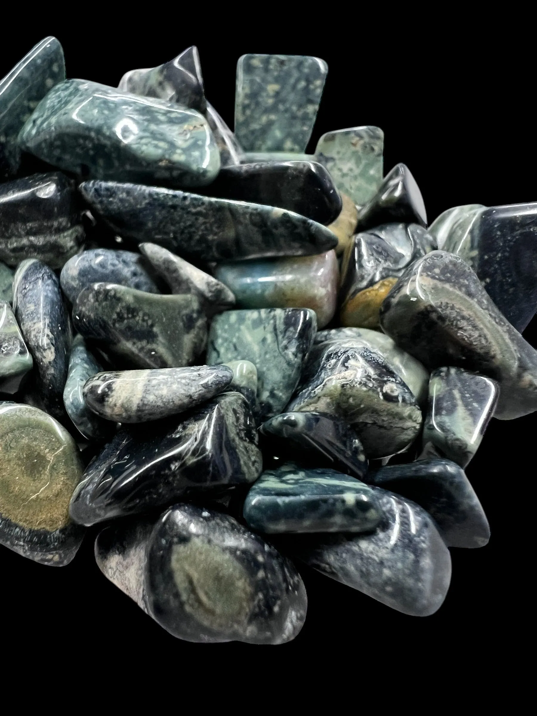 Kambaba Jasper Gemstone Chips