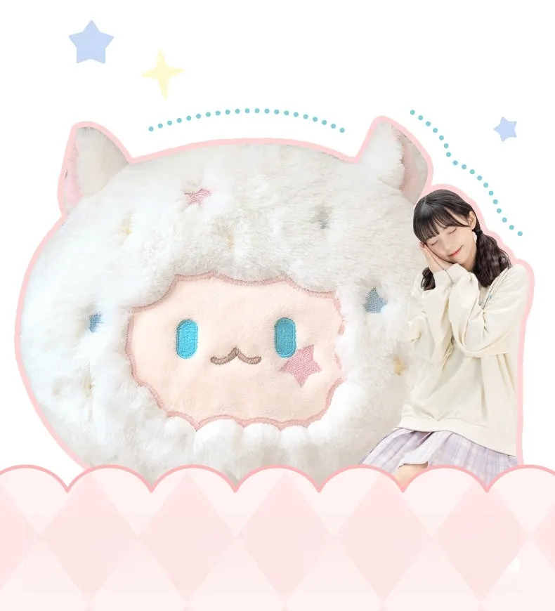 Kawaii Cute White Cartoon Sheep Plush Shoulder Bag