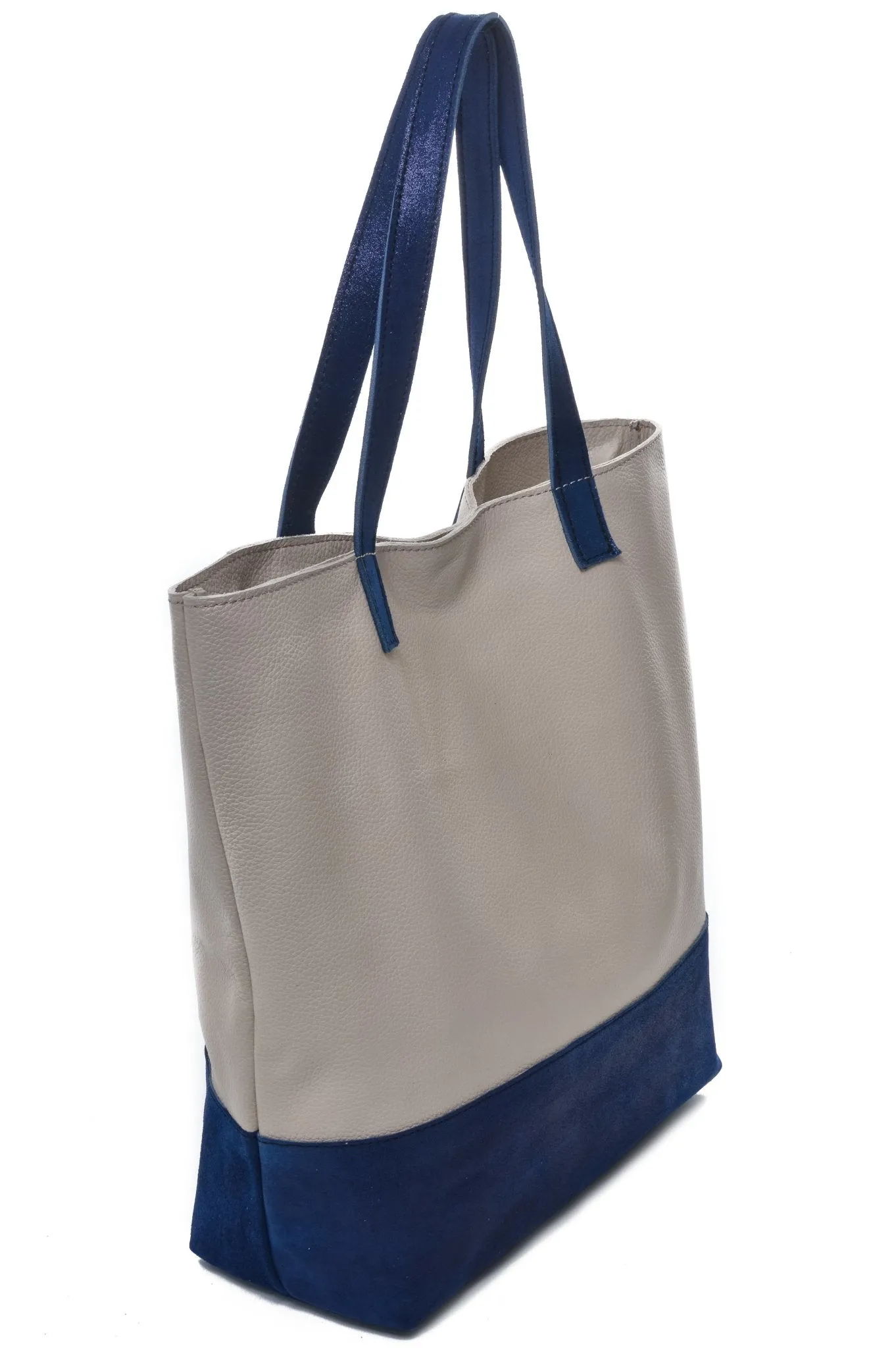 KEIRA Off White Navy Shimmer