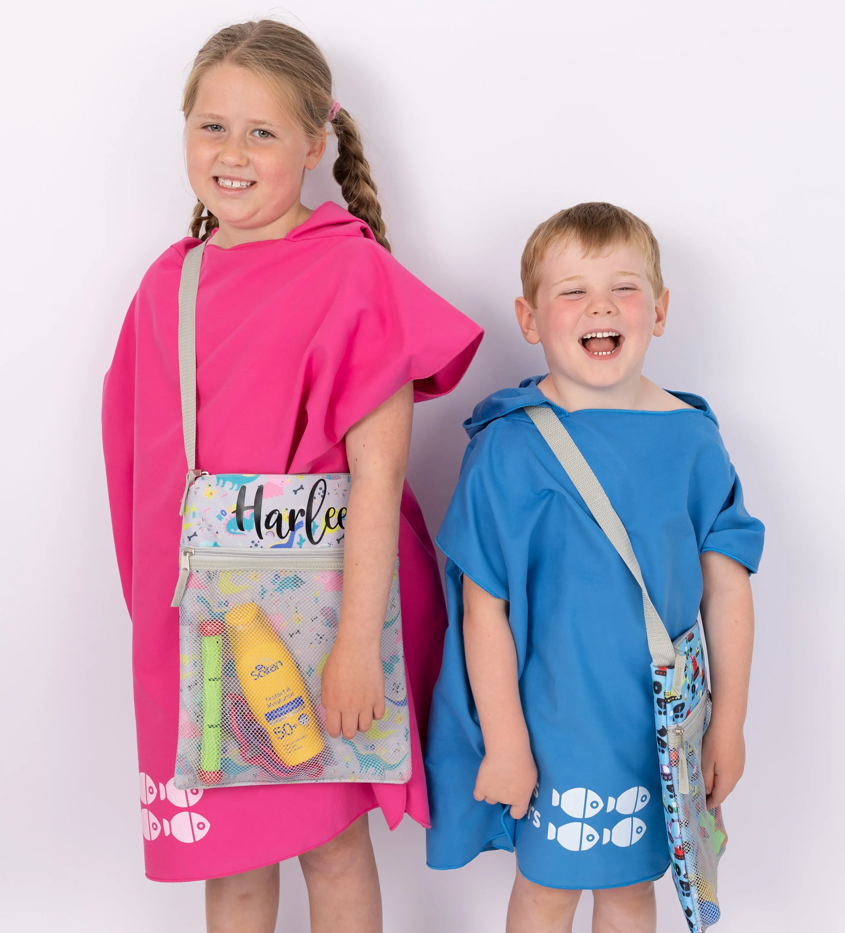 Kids Hooded Poncho Microfiber Towel 18 Months - 5 yrs / 5-10yrs