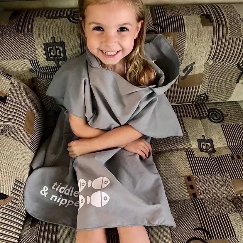 Kids Hooded Poncho Microfiber Towel 18 Months - 5 yrs / 5-10yrs