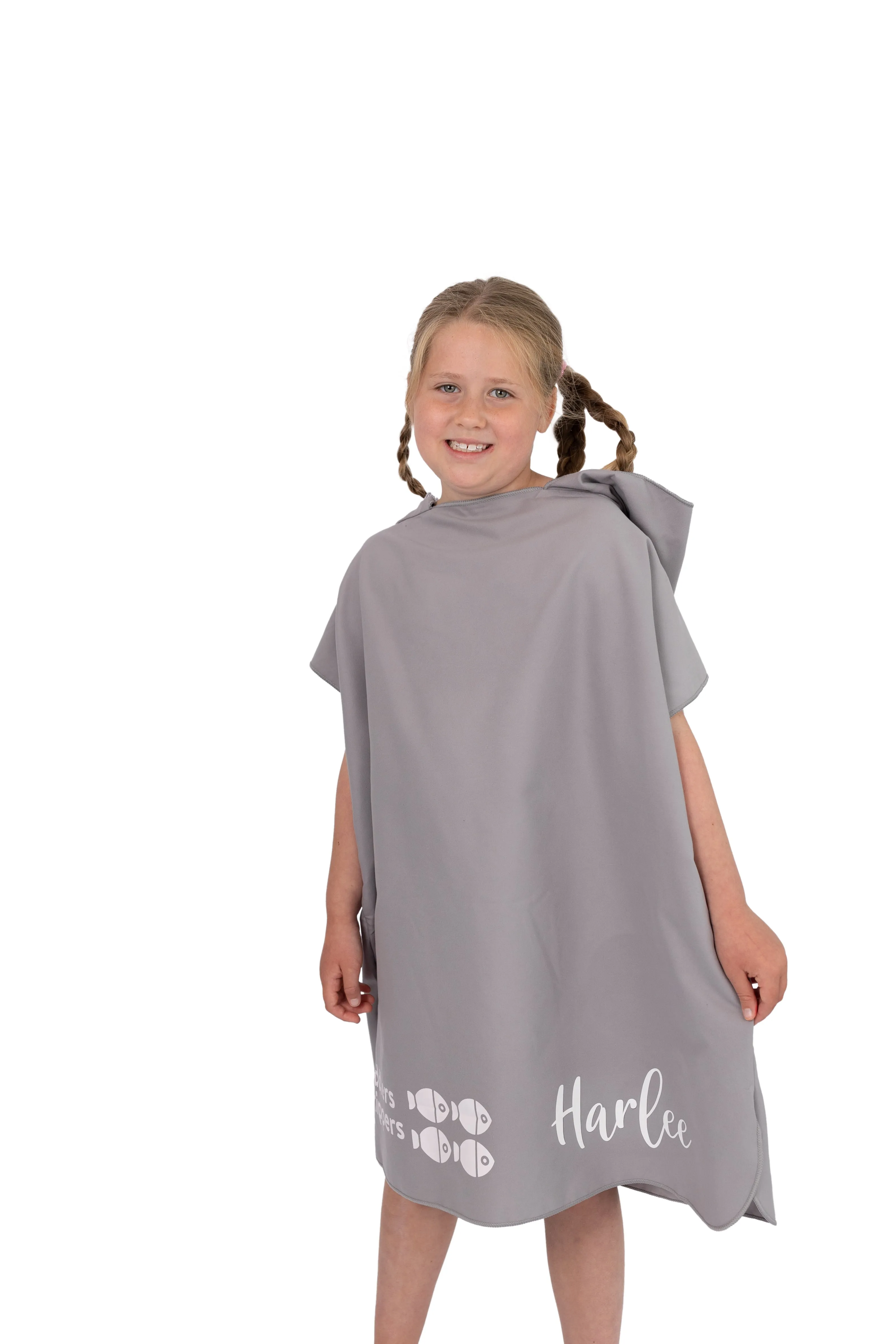 Kids Hooded Poncho Microfiber Towel 18 Months - 5 yrs / 5-10yrs