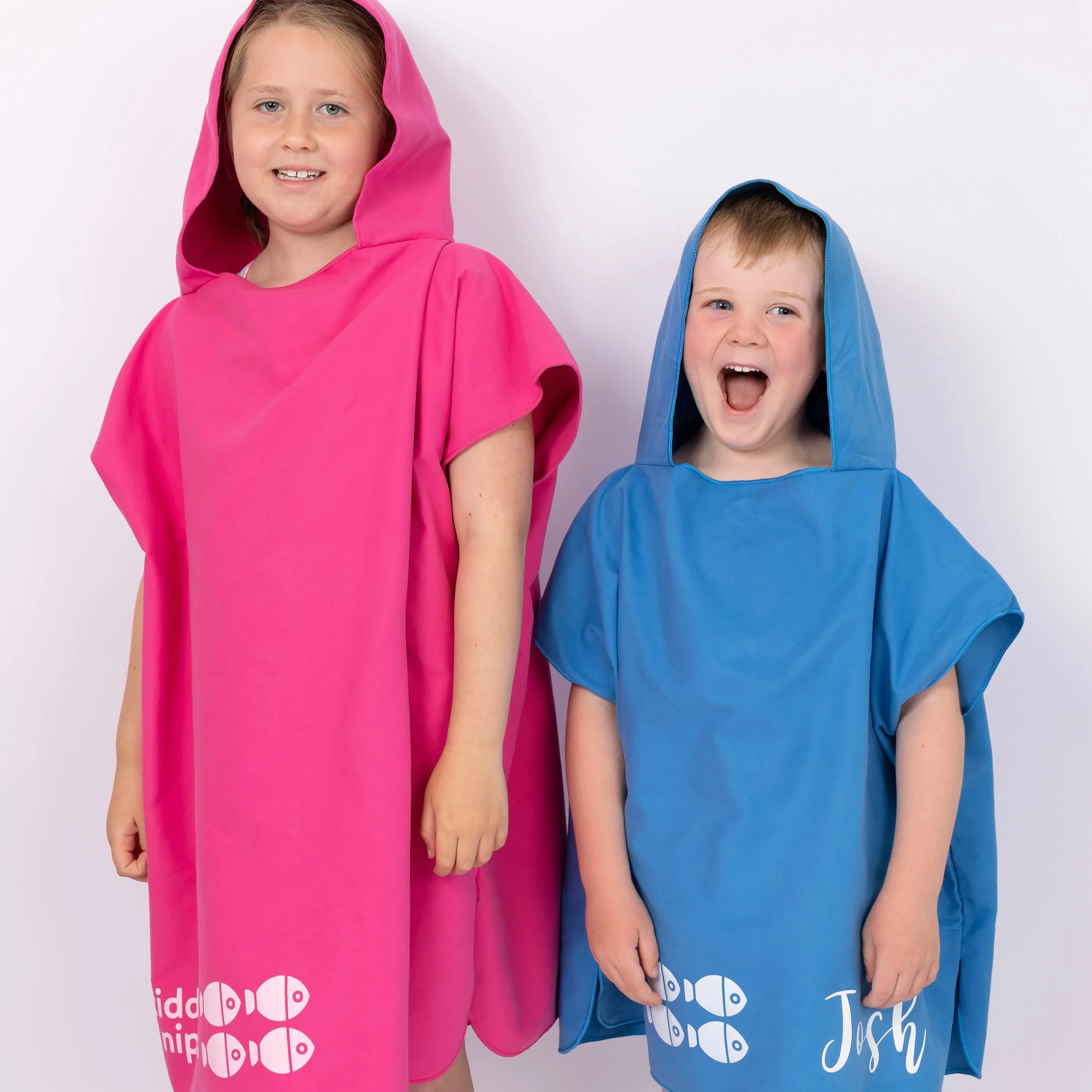 Kids Hooded Poncho Microfiber Towel 18 Months - 5 yrs / 5-10yrs