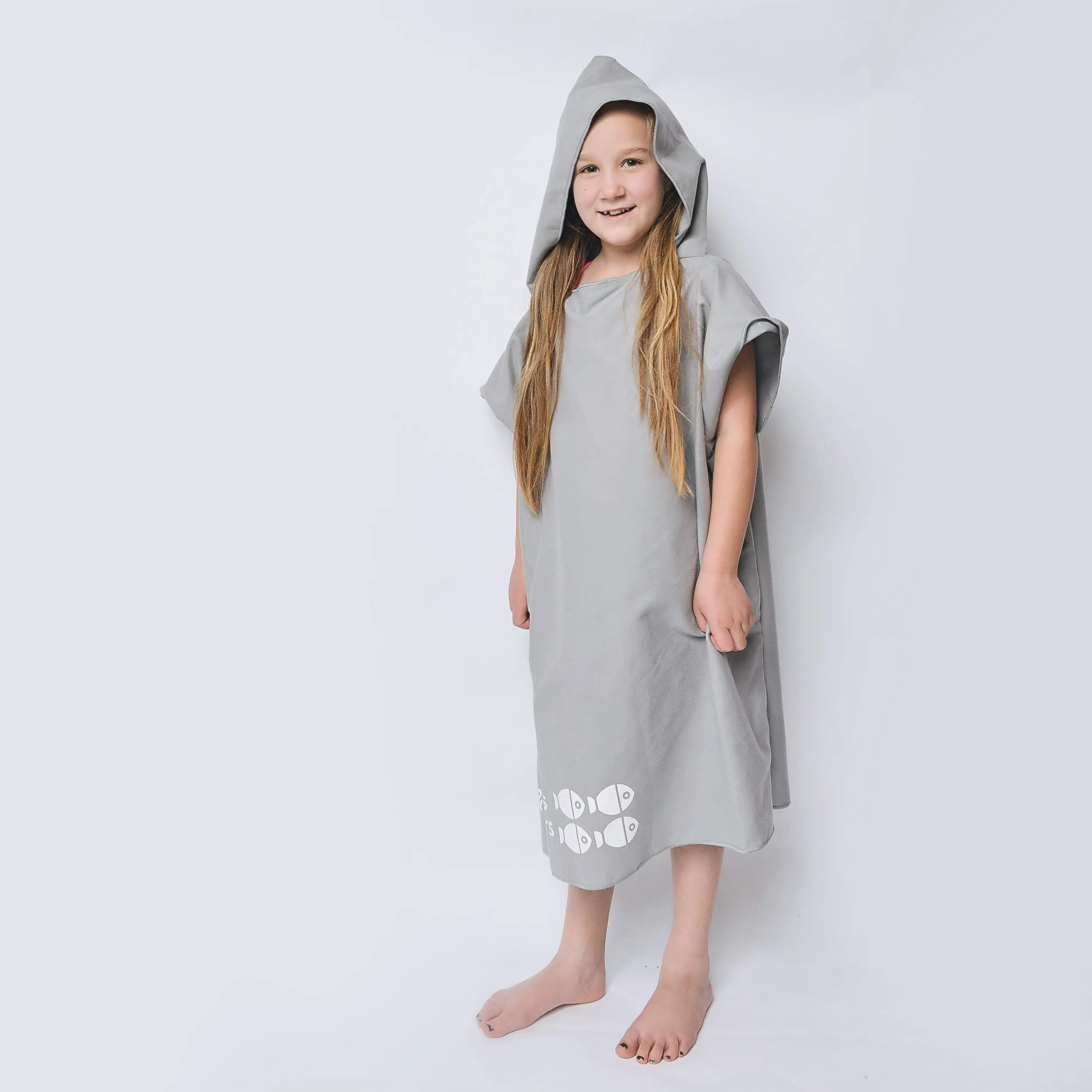 Kids Hooded Poncho Microfiber Towel 18 Months - 5 yrs / 5-10yrs
