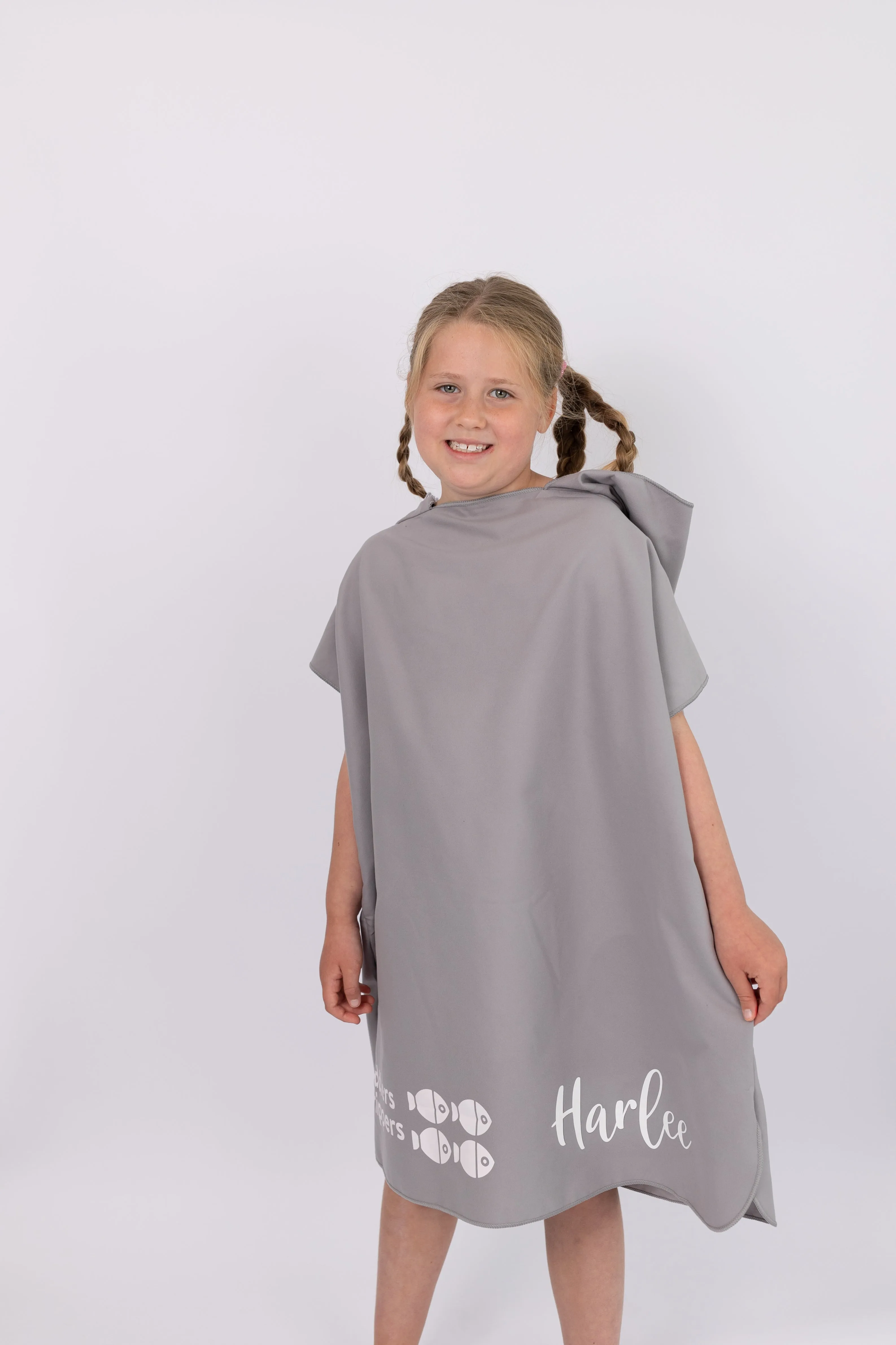 Kids Hooded Poncho Microfiber Towel 18 Months - 5 yrs / 5-10yrs