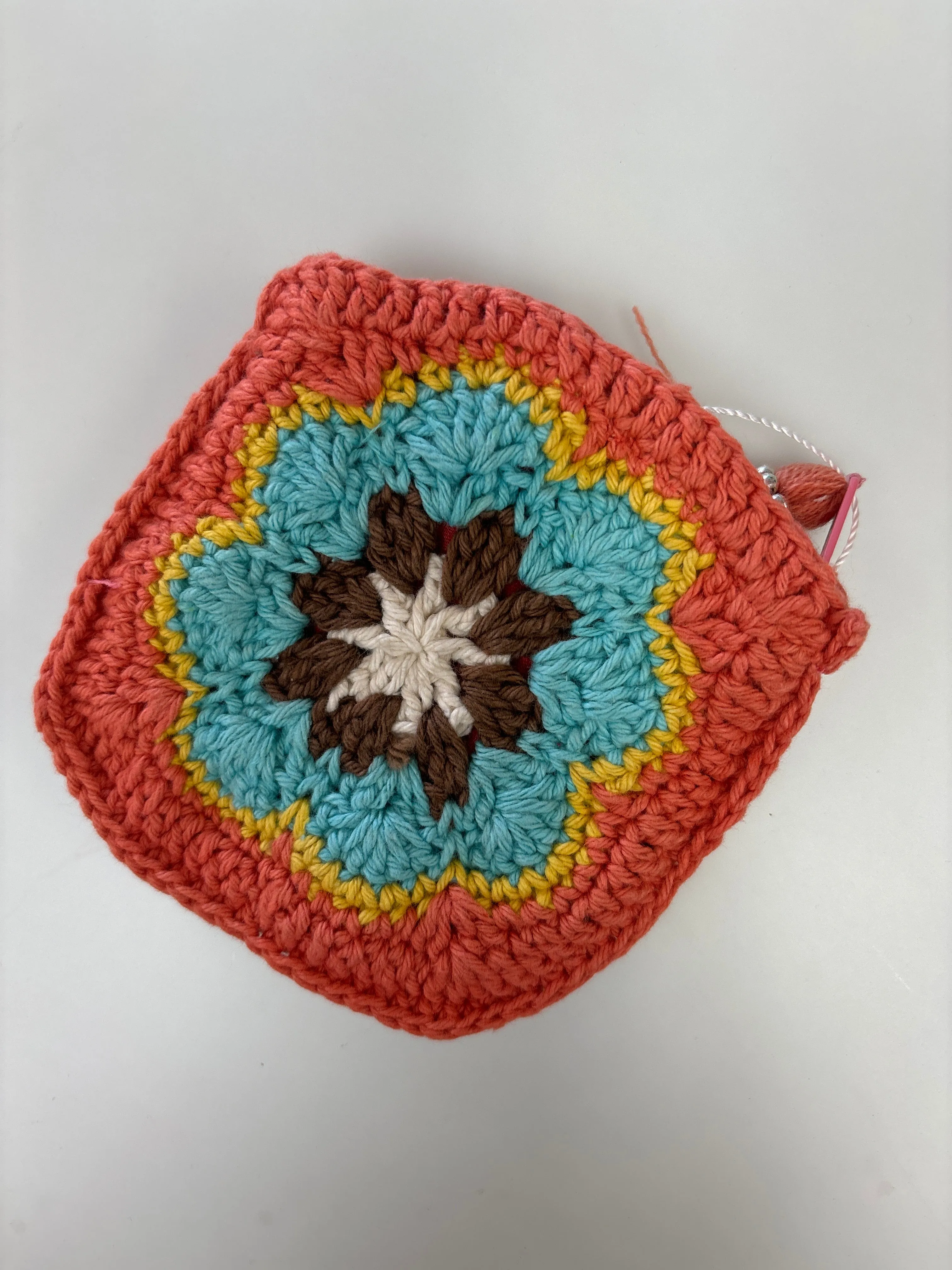 Knitted Flower Coin Purses