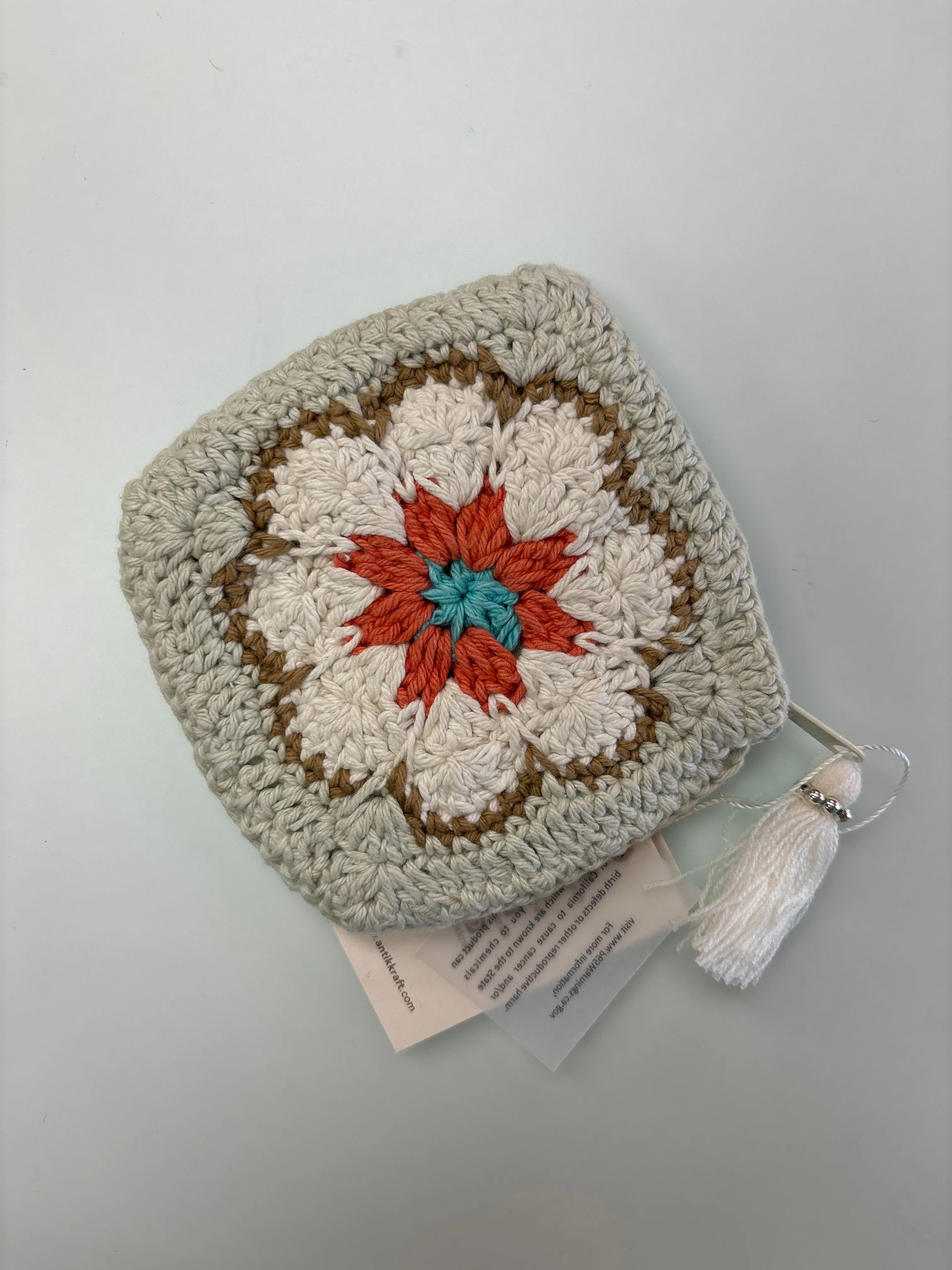 Knitted Flower Coin Purses