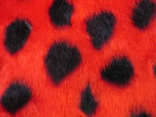 ladybird spot fuzzy shoulder strap pad