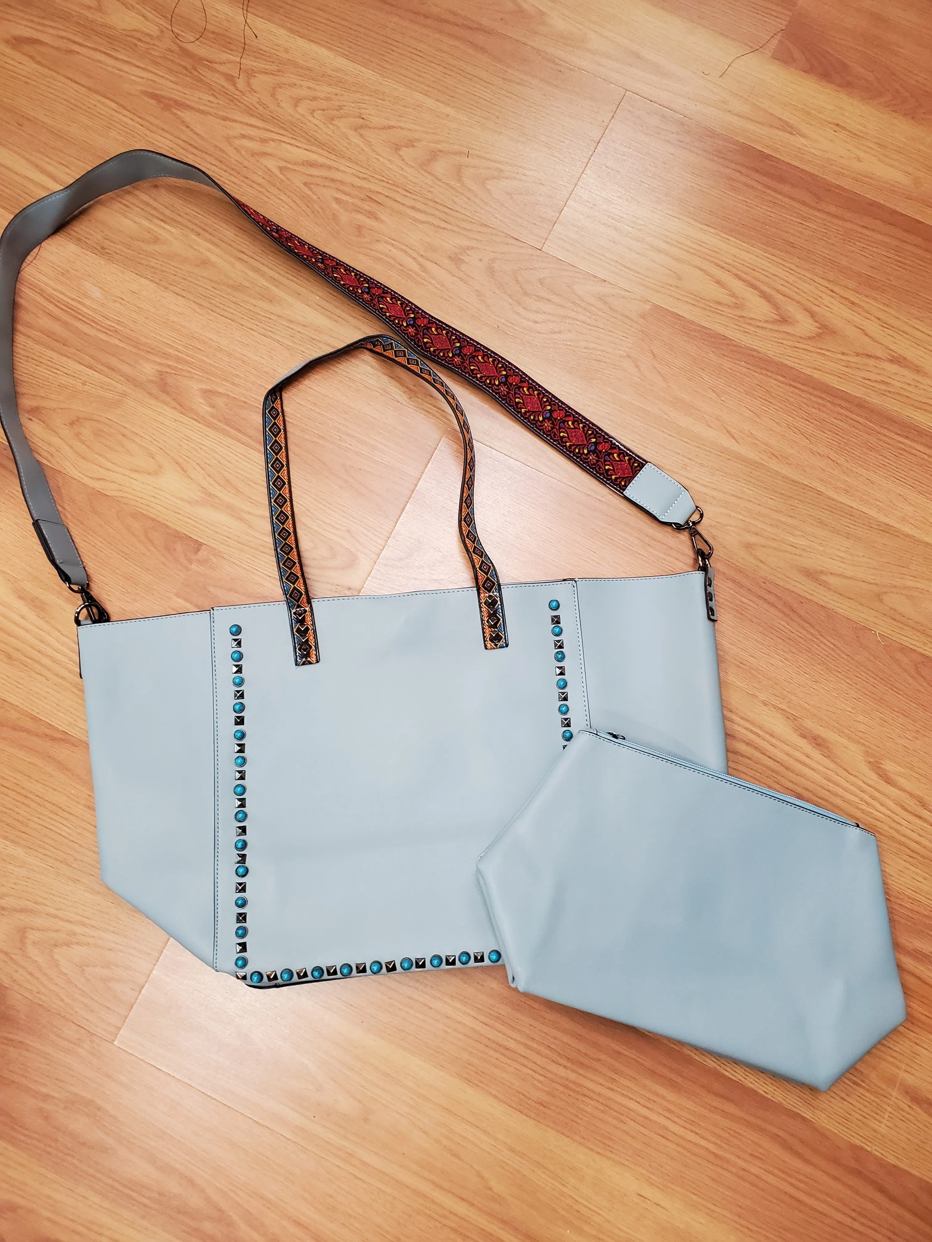 Large Purse with Matching Clutch