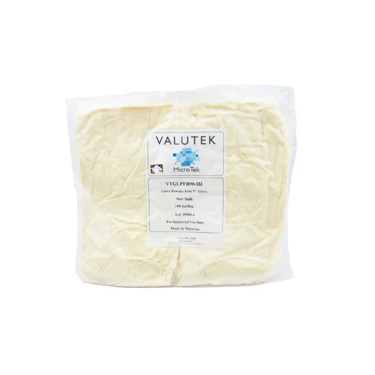 Latex Glove Powder Free Bagged 9" Cuff | Case of 1000 gloves
