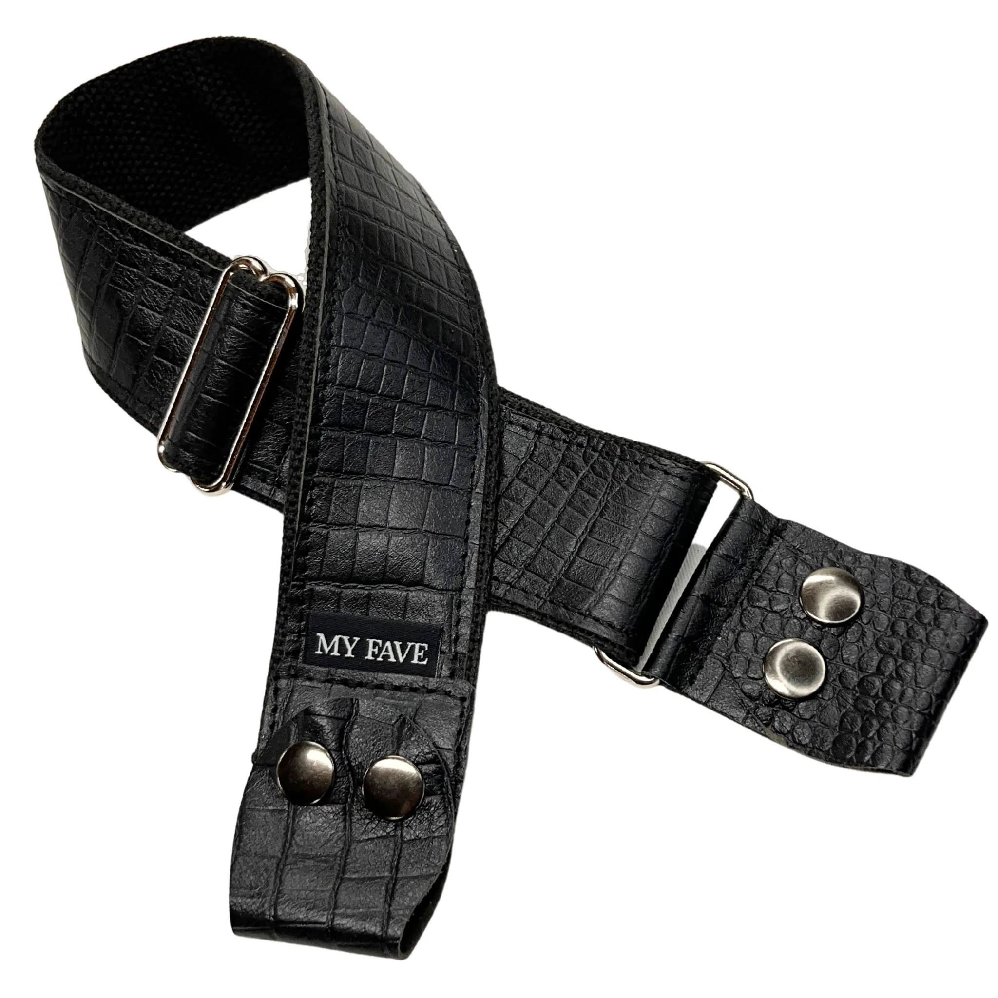 Leathers - Black Patterned