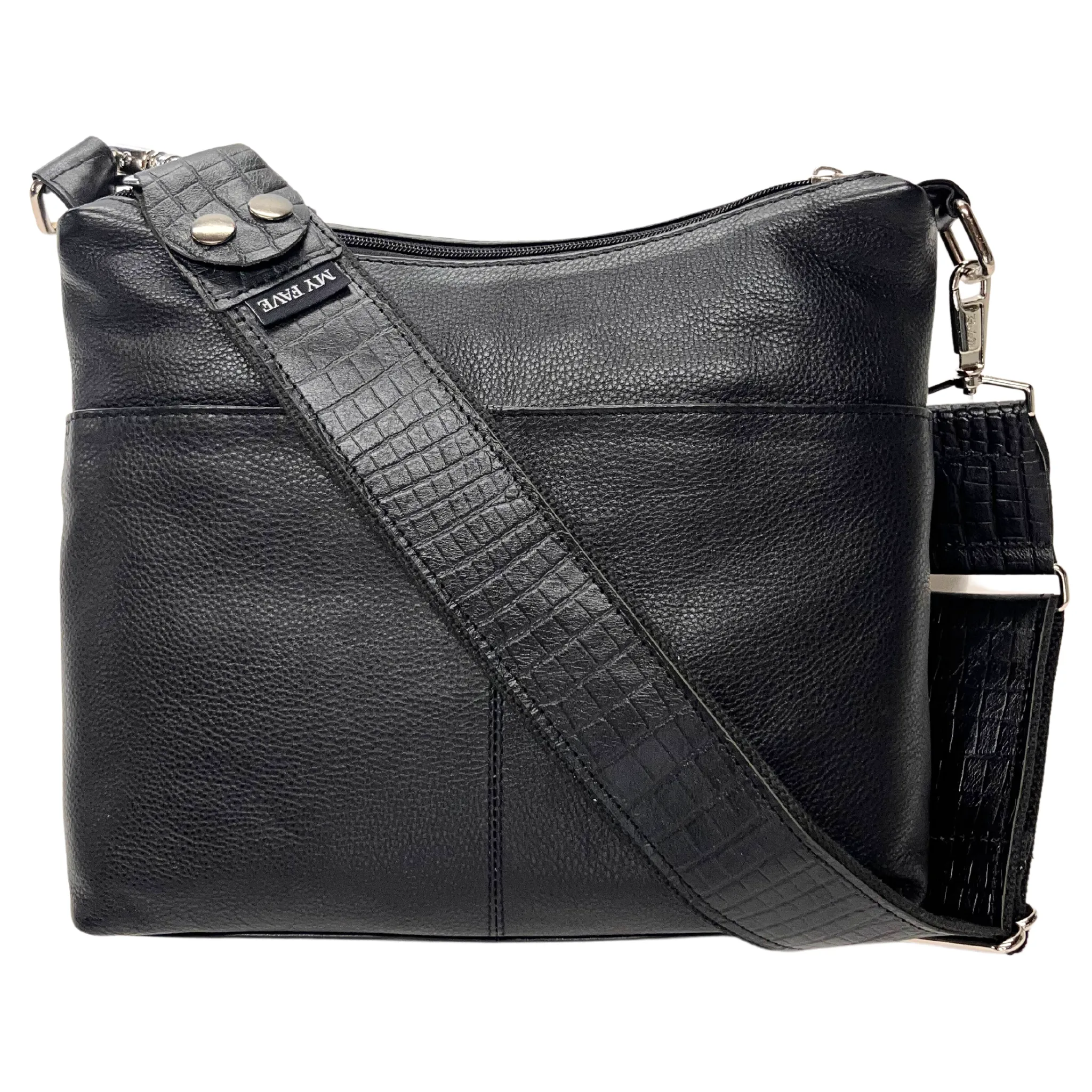 Leathers - Black Patterned