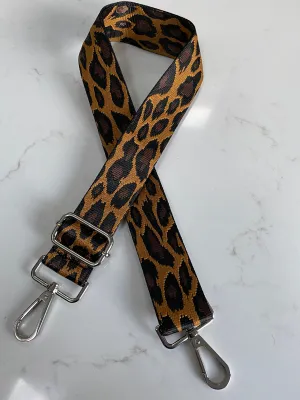 Leopard print Tan Thin Bag Strap