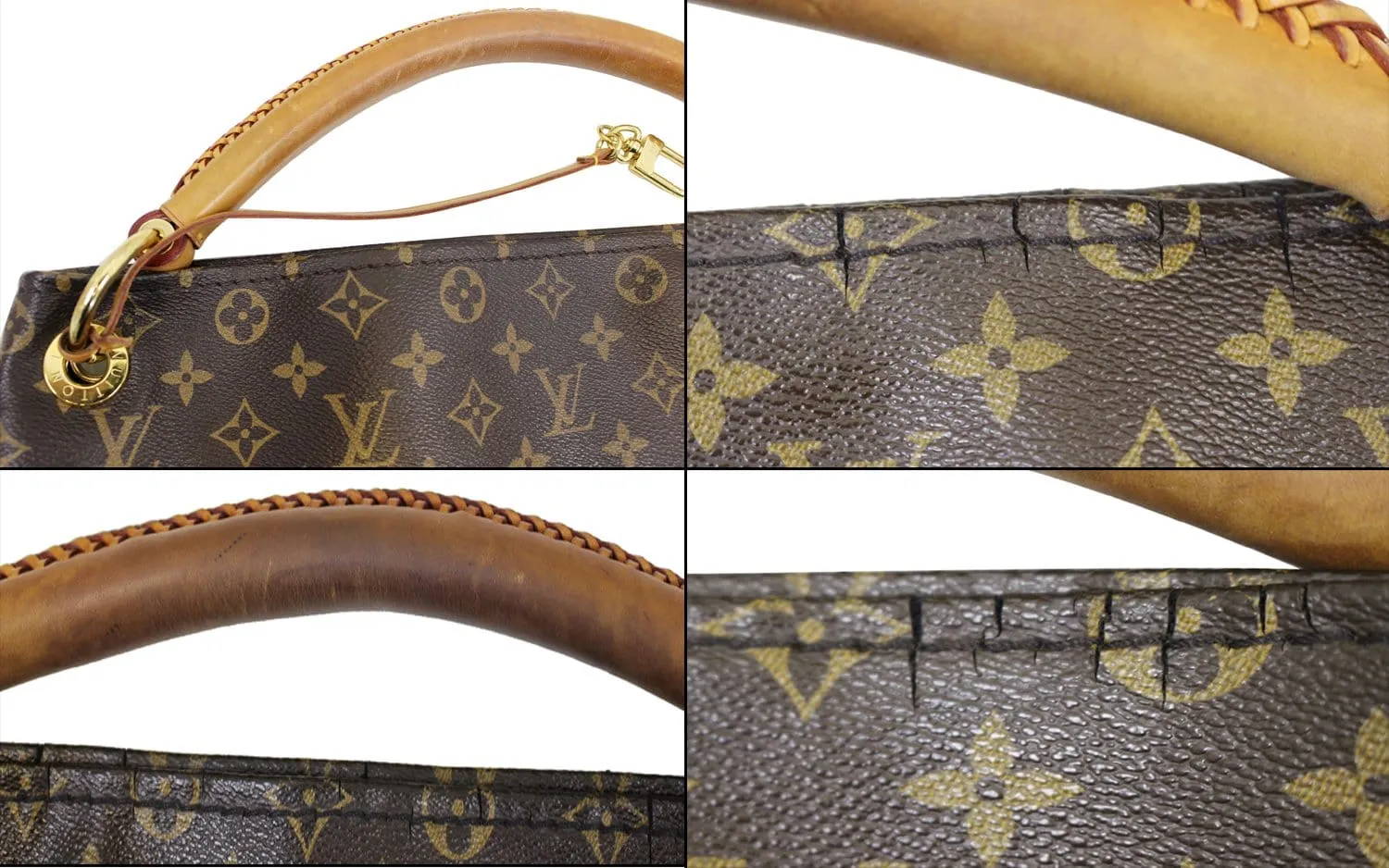 LOUIS VUITTON Artsy GM Monogram Canvas Hobo Shoulder Bag