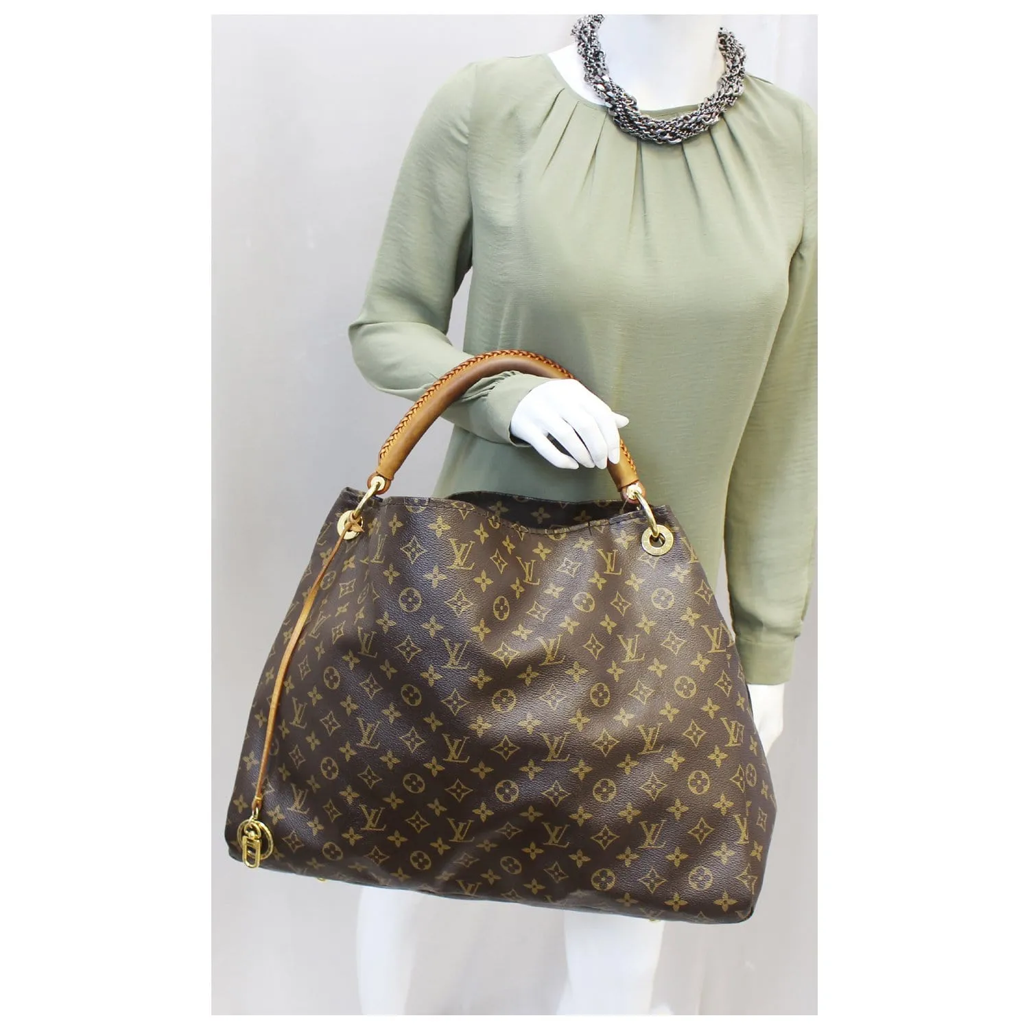LOUIS VUITTON Artsy GM Monogram Canvas Hobo Shoulder Bag